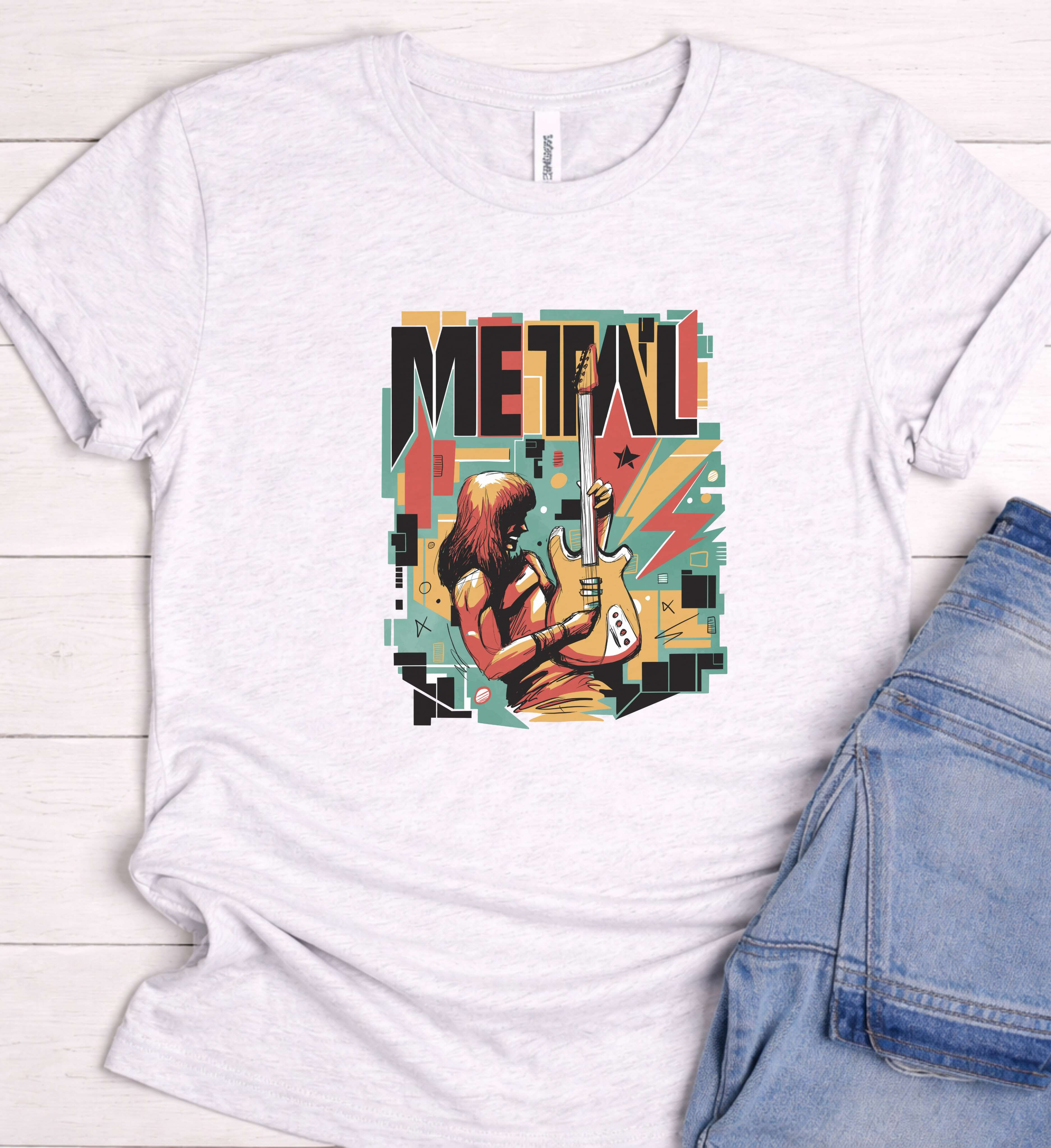 Metal Guitar Tee – Loud, Bold, Unapologetic