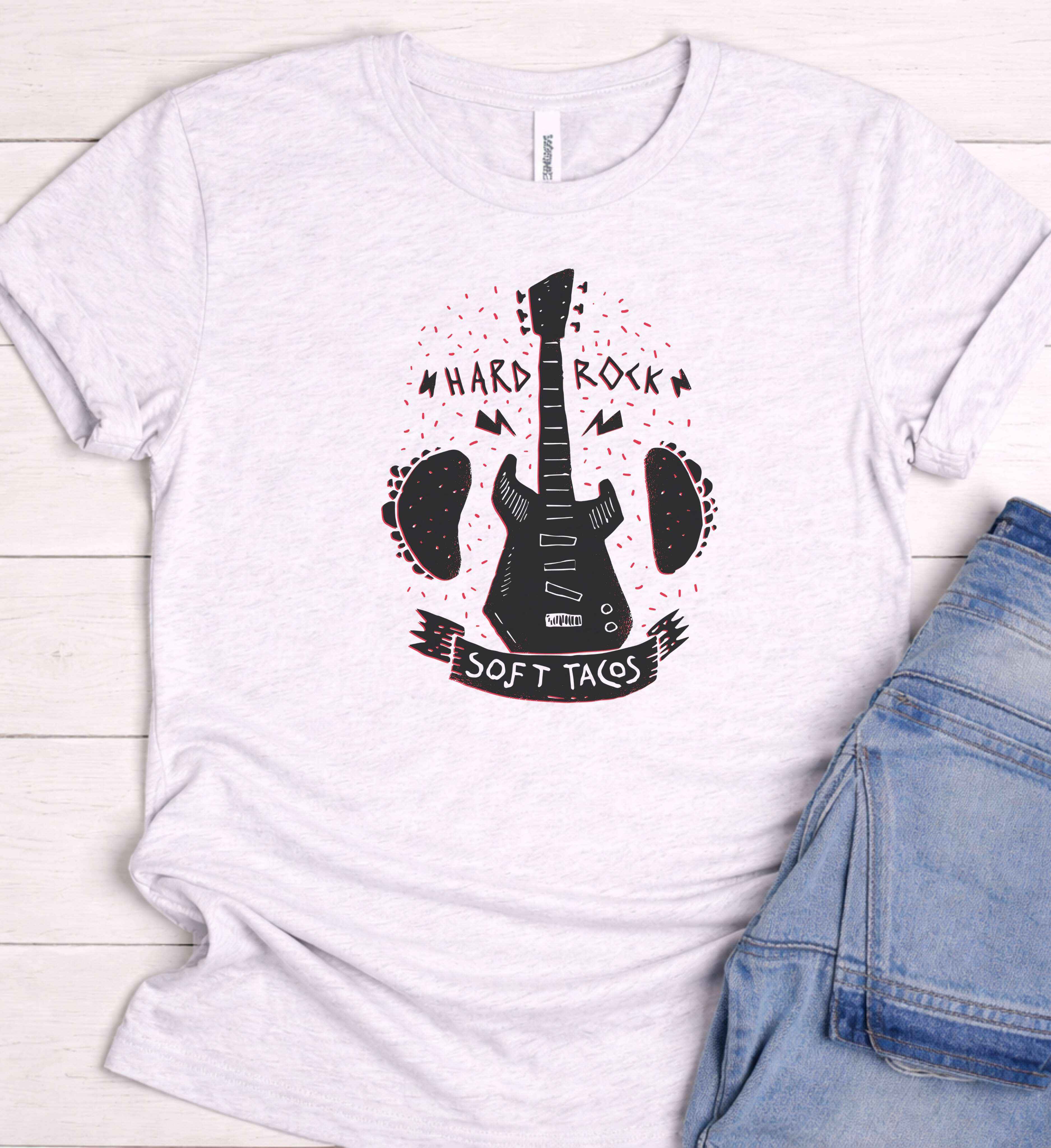Hard Rock Soft Tacos Shirt – Funny Rock Music Tee