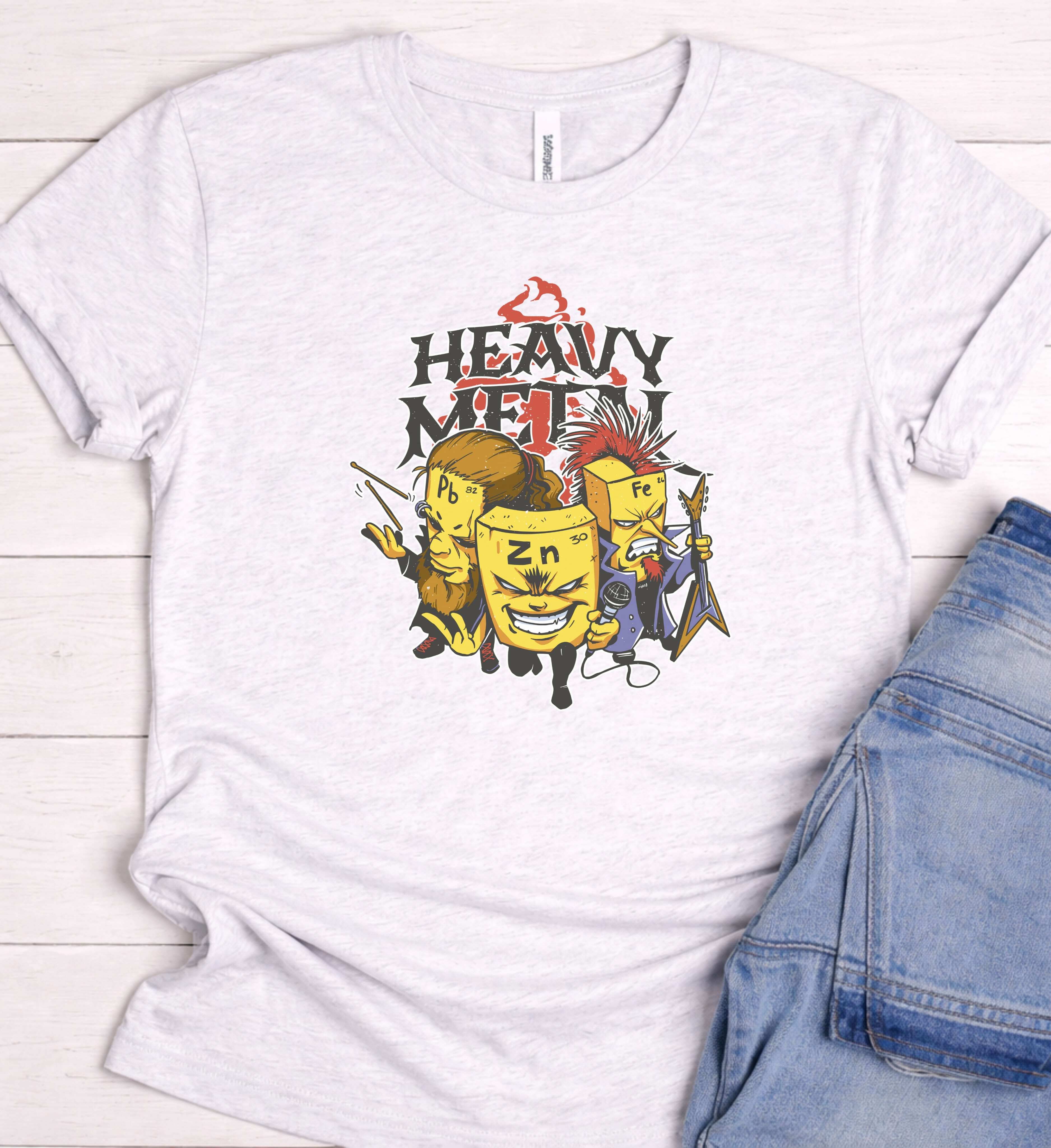 Heavy Metal Chemistry Shirt – Funny Science Music Tee