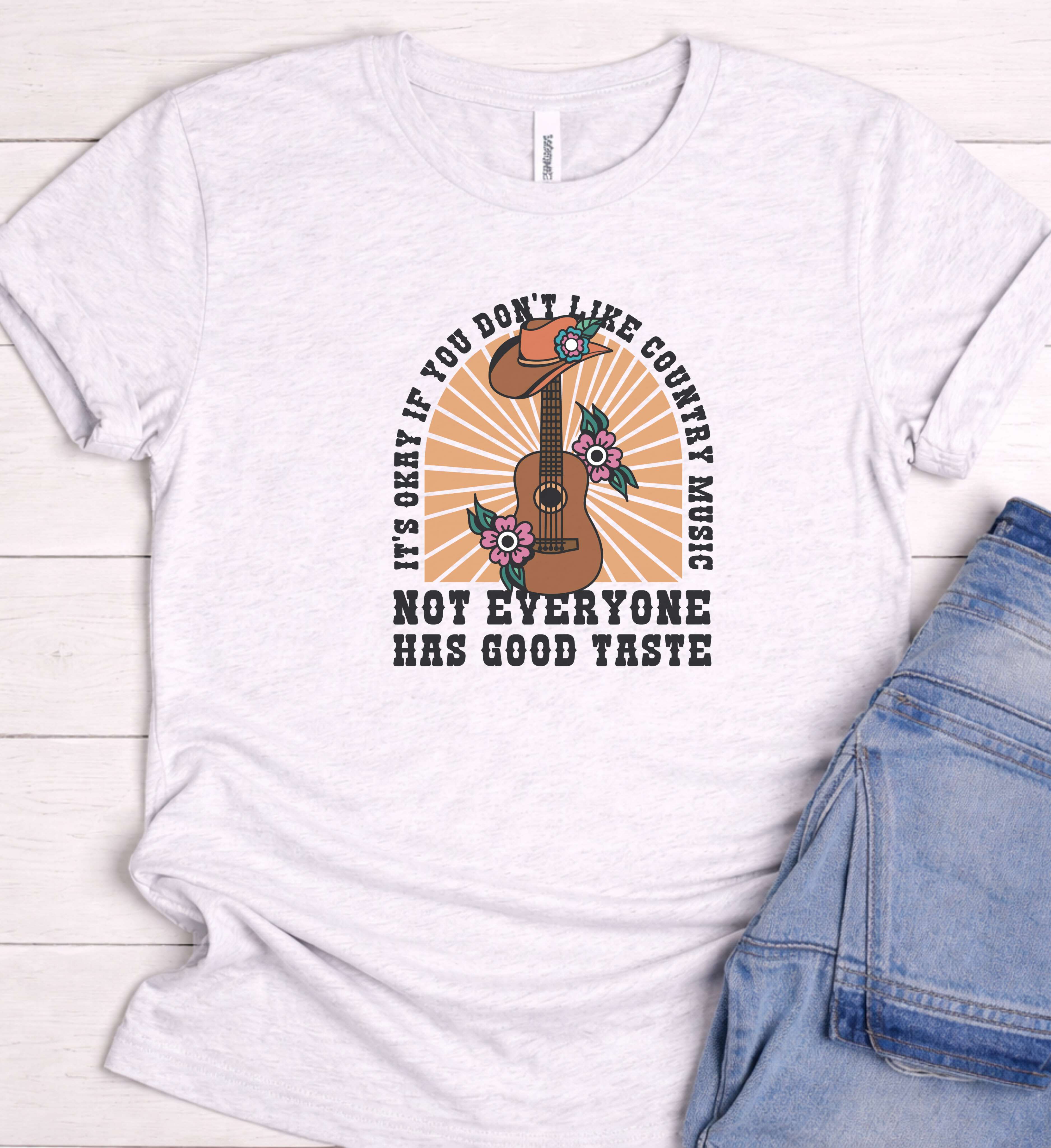 Country Music Shirt – Funny Western Guitar Tee
