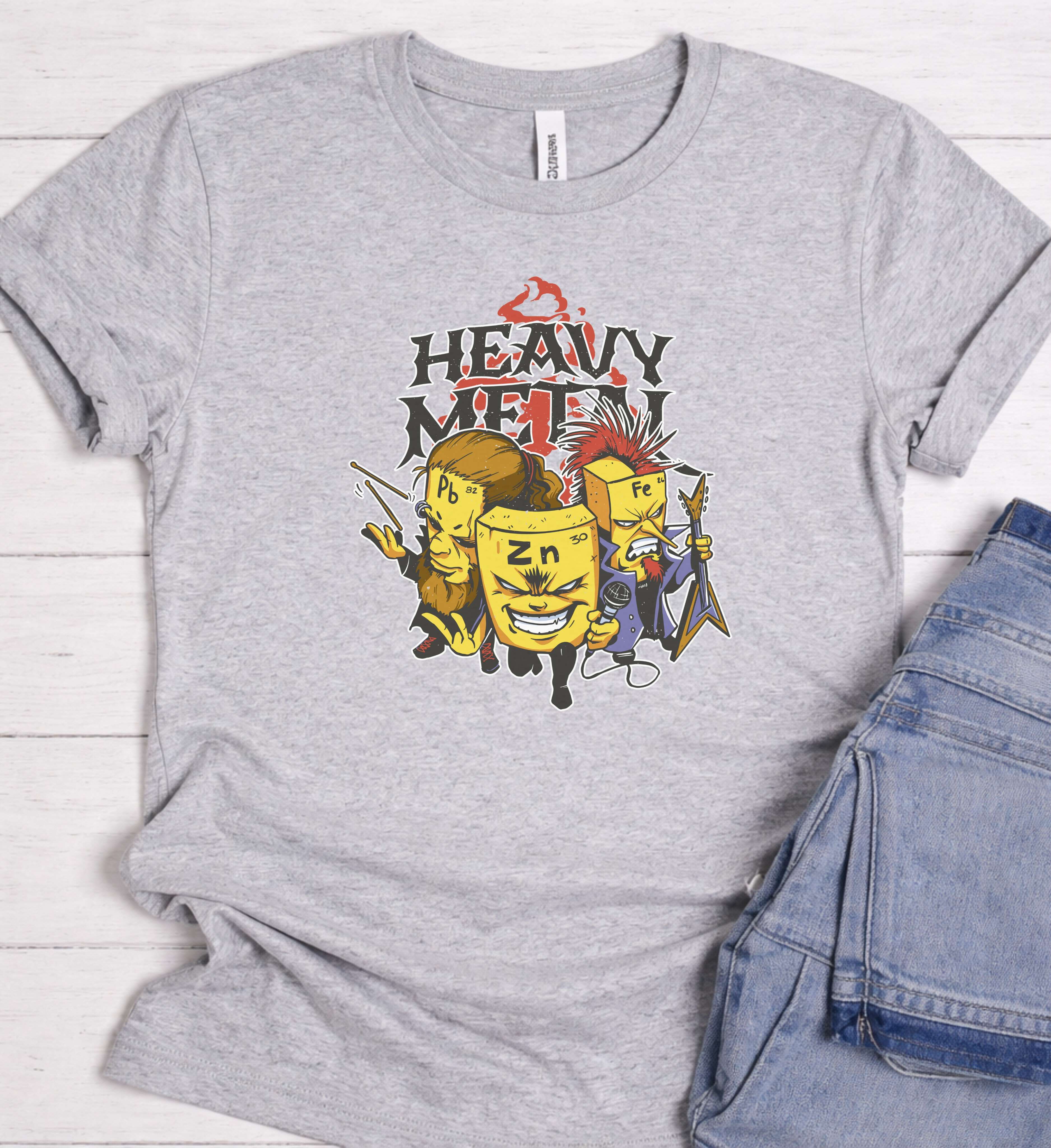 Heavy Metal Chemistry Shirt – Funny Science Music Tee