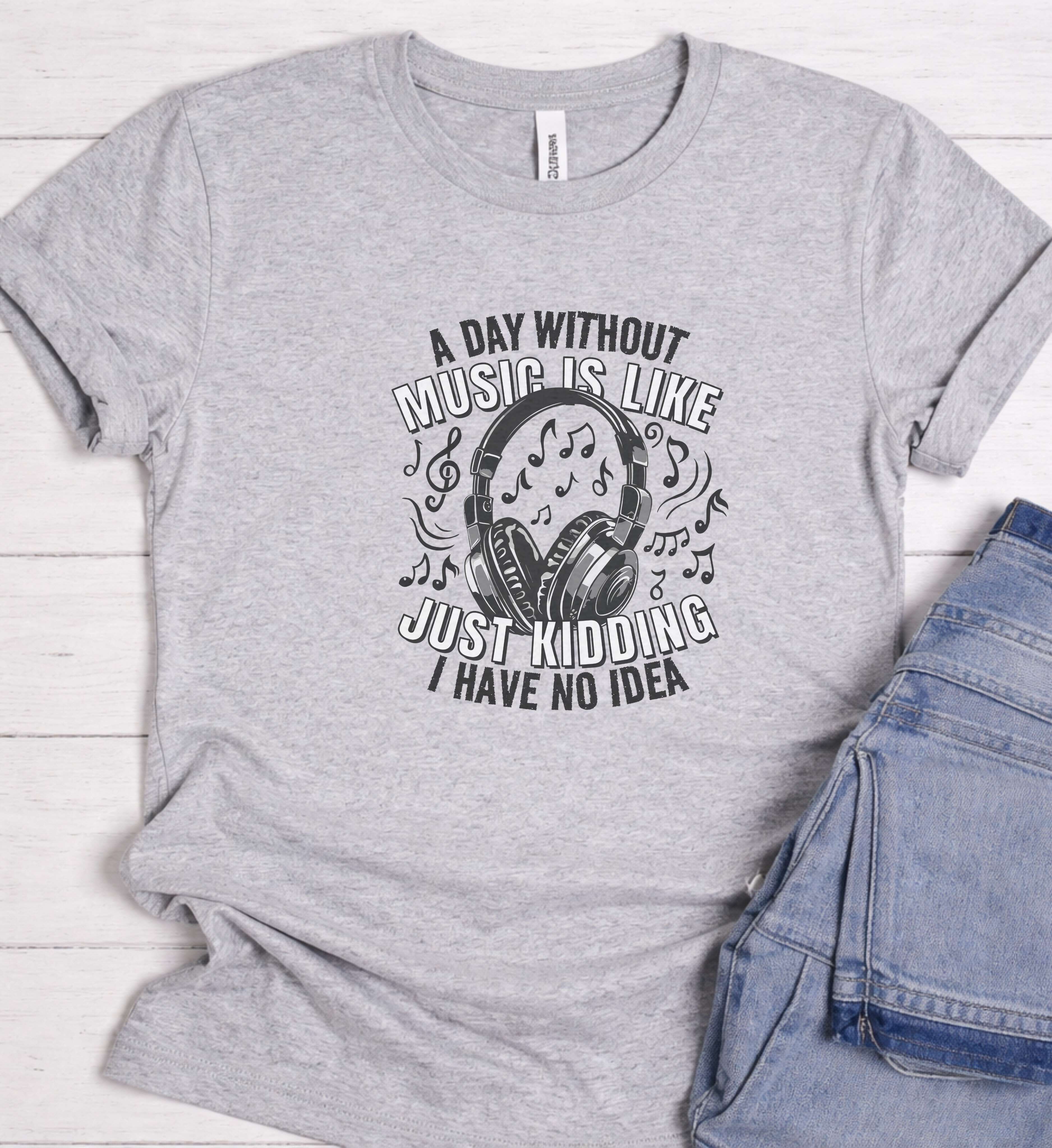 Music Is Life Headphone Shirt