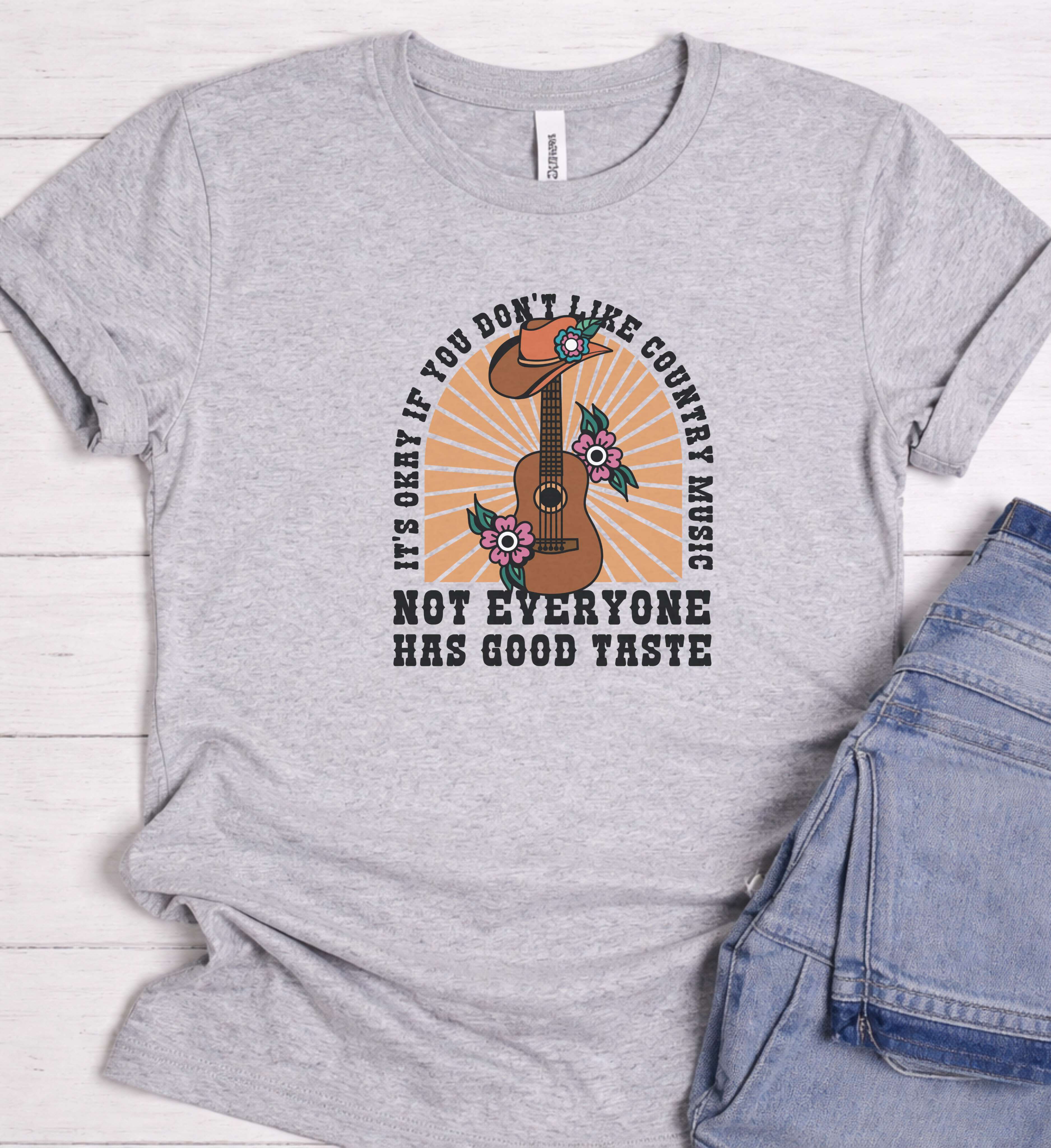 Country Music Shirt – Funny Western Guitar Tee