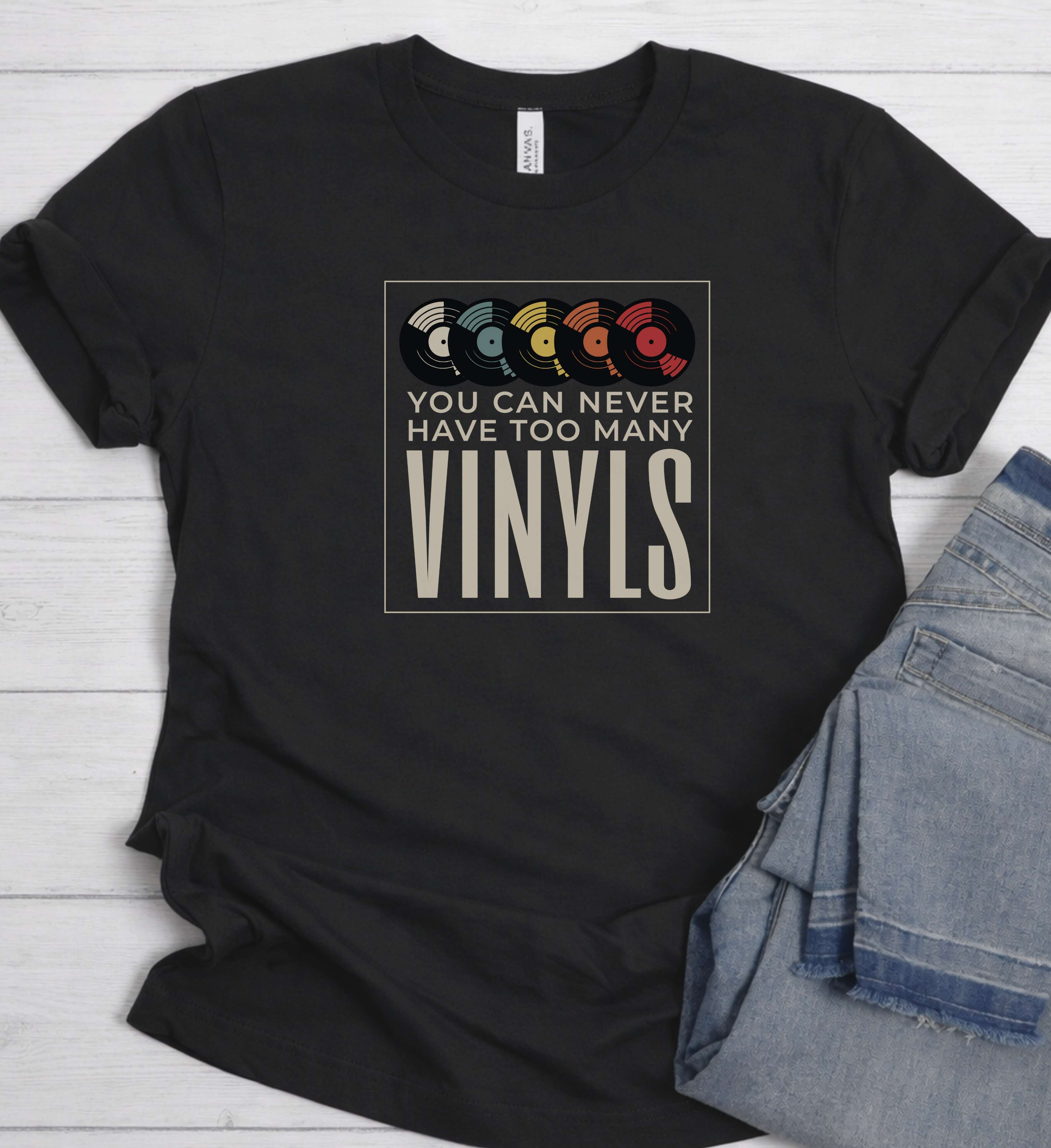 Vinyl Record Shirt – You Can Never Have Too Many Vinyls