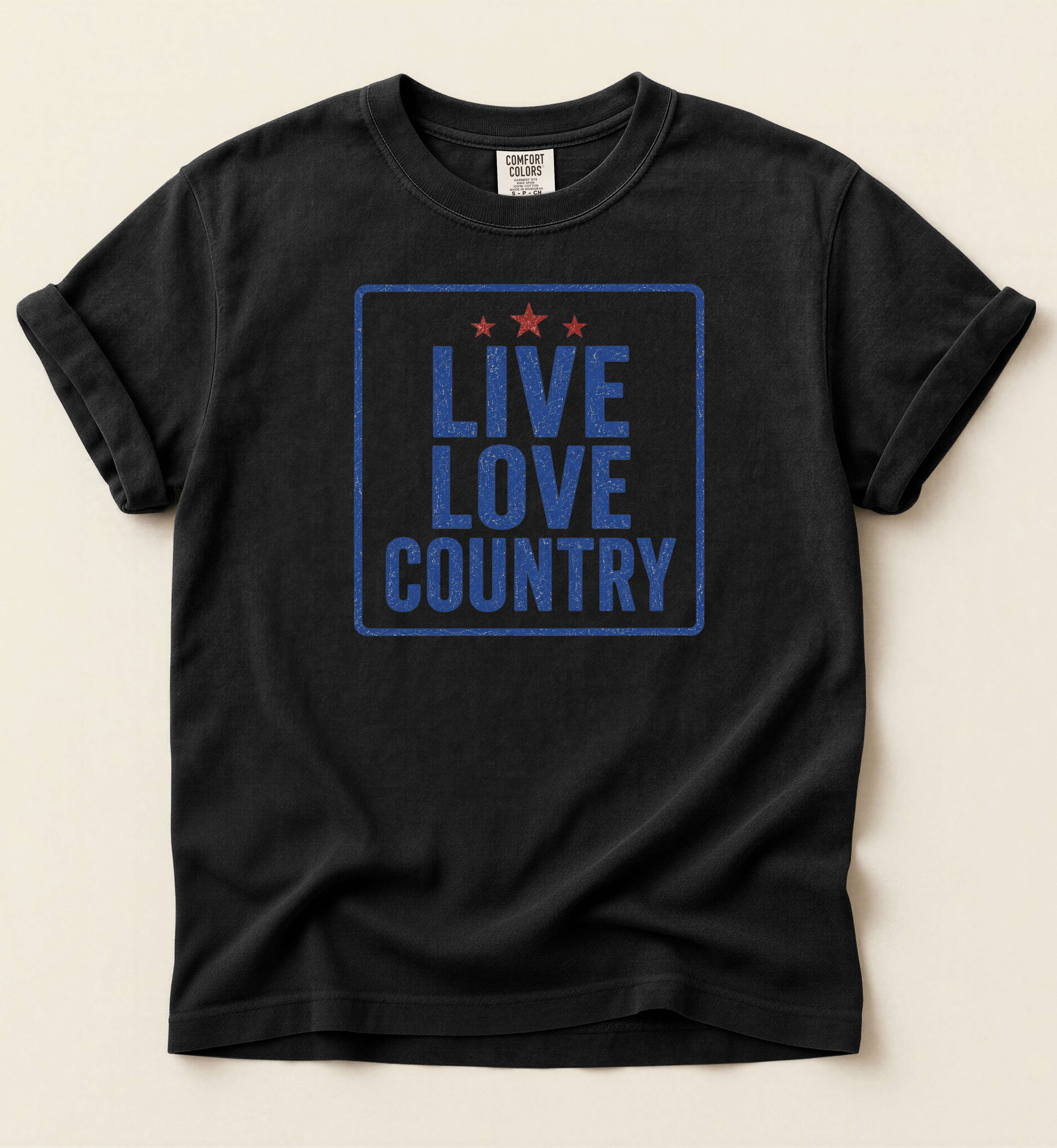 Live Love Country Shirt – Country Lifestyle Graphic Tee