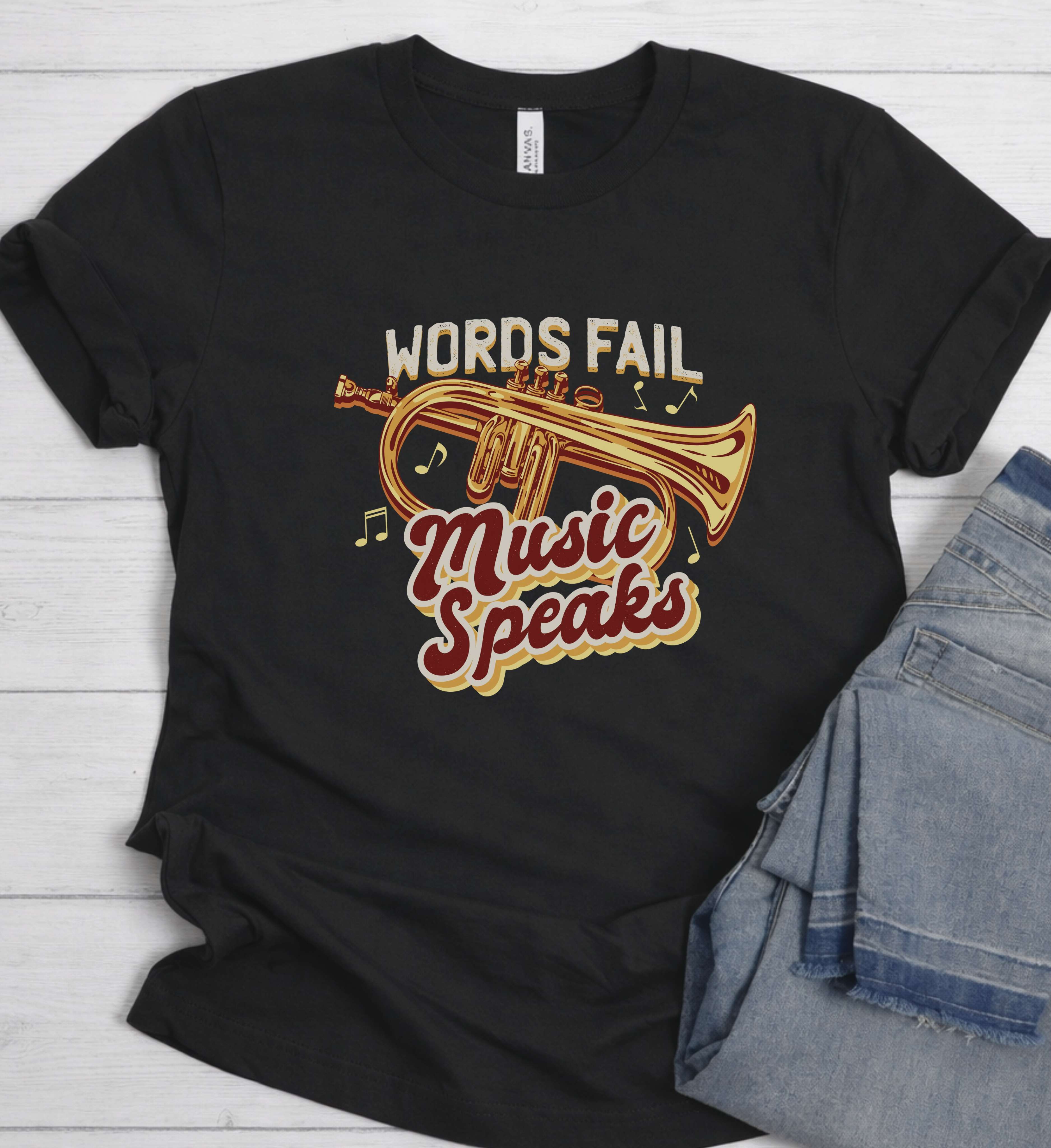 Trumpet Words Fail - Music Speaks.