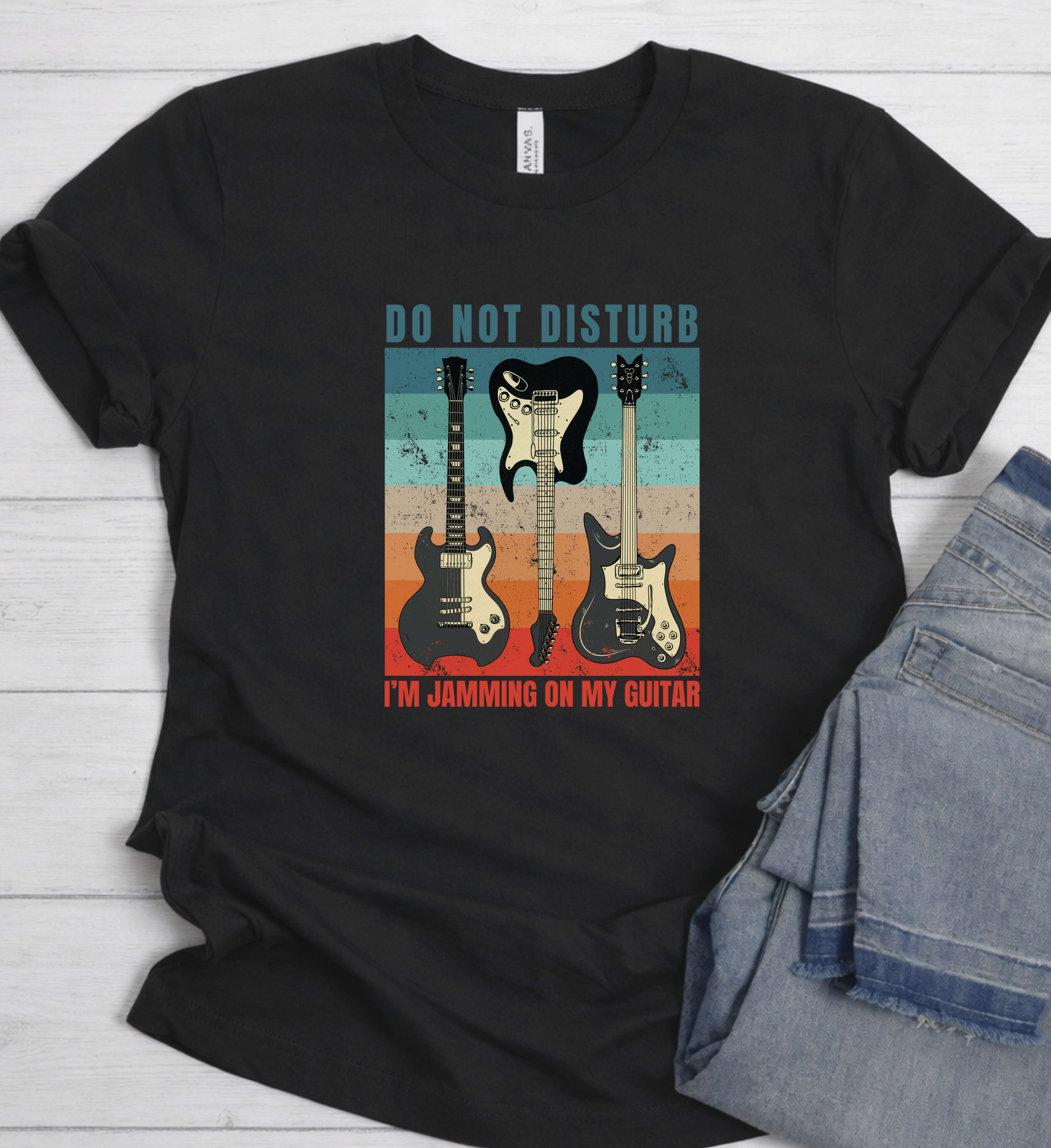 Guitar Player Shirt – Do Not Disturb I’m Jamming Tee