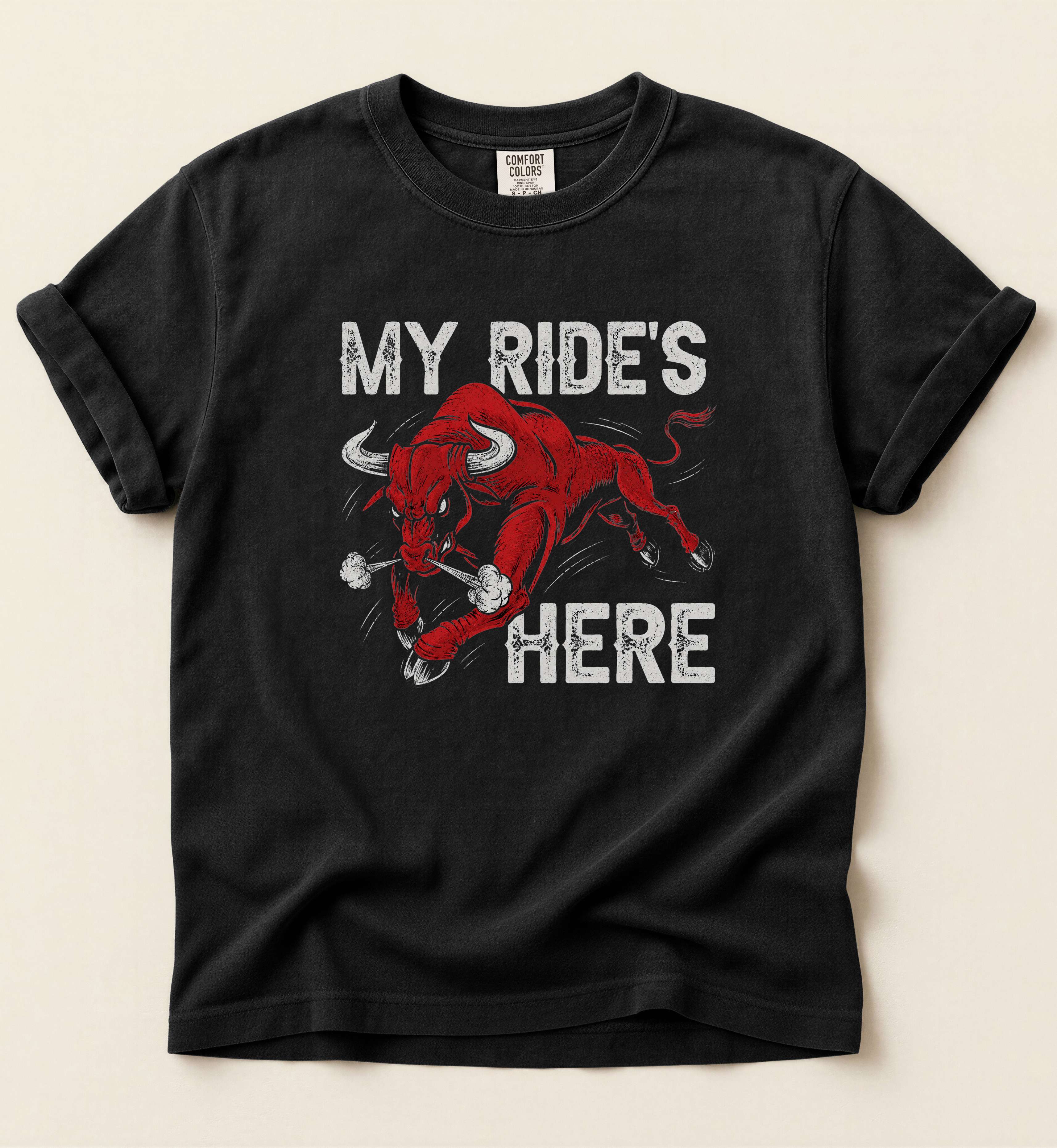 My Ride's Here – Rodeo Lifestyle Tee