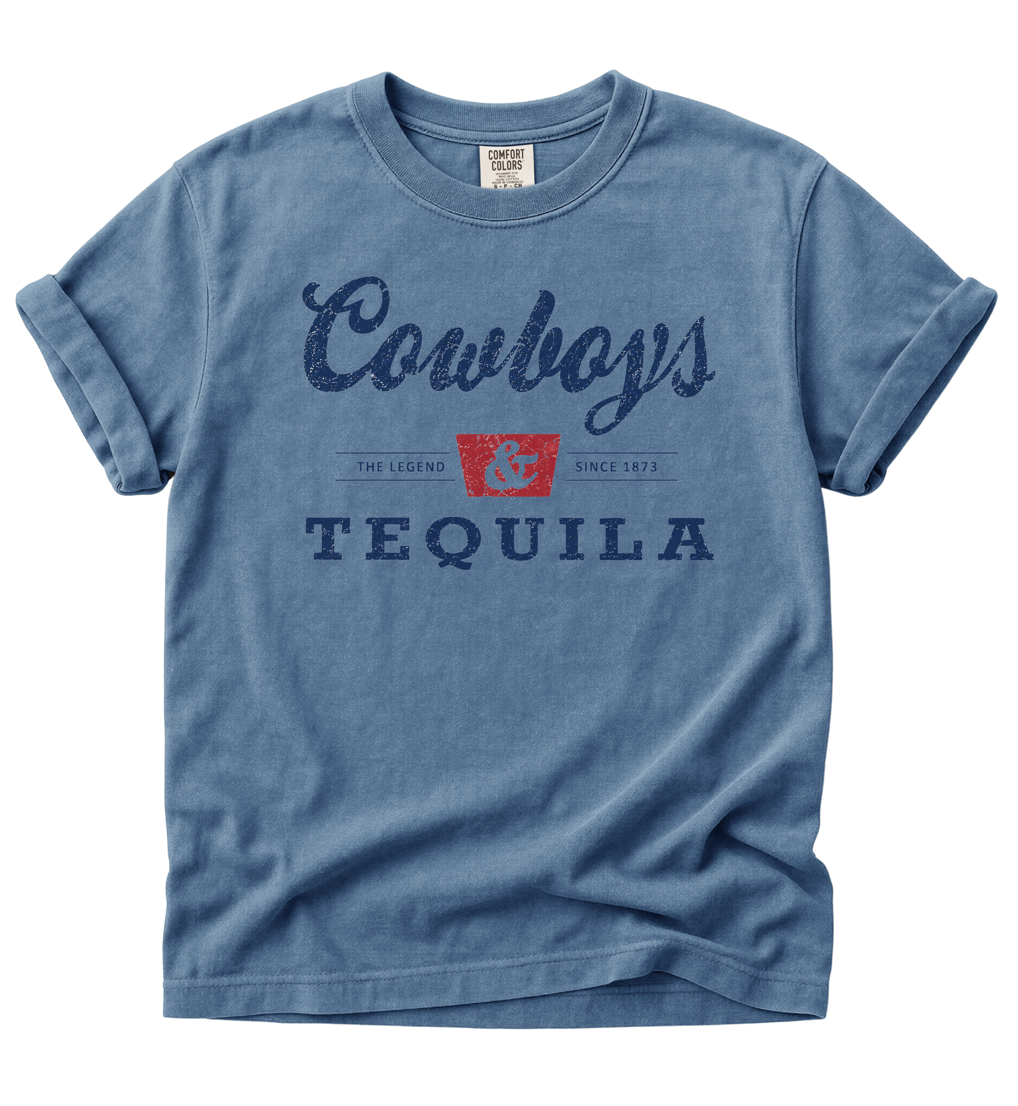 Cowboys & Tequila – Vintage Country Lifestyle Tee