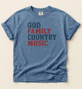 God Family Country Music T-Shirt