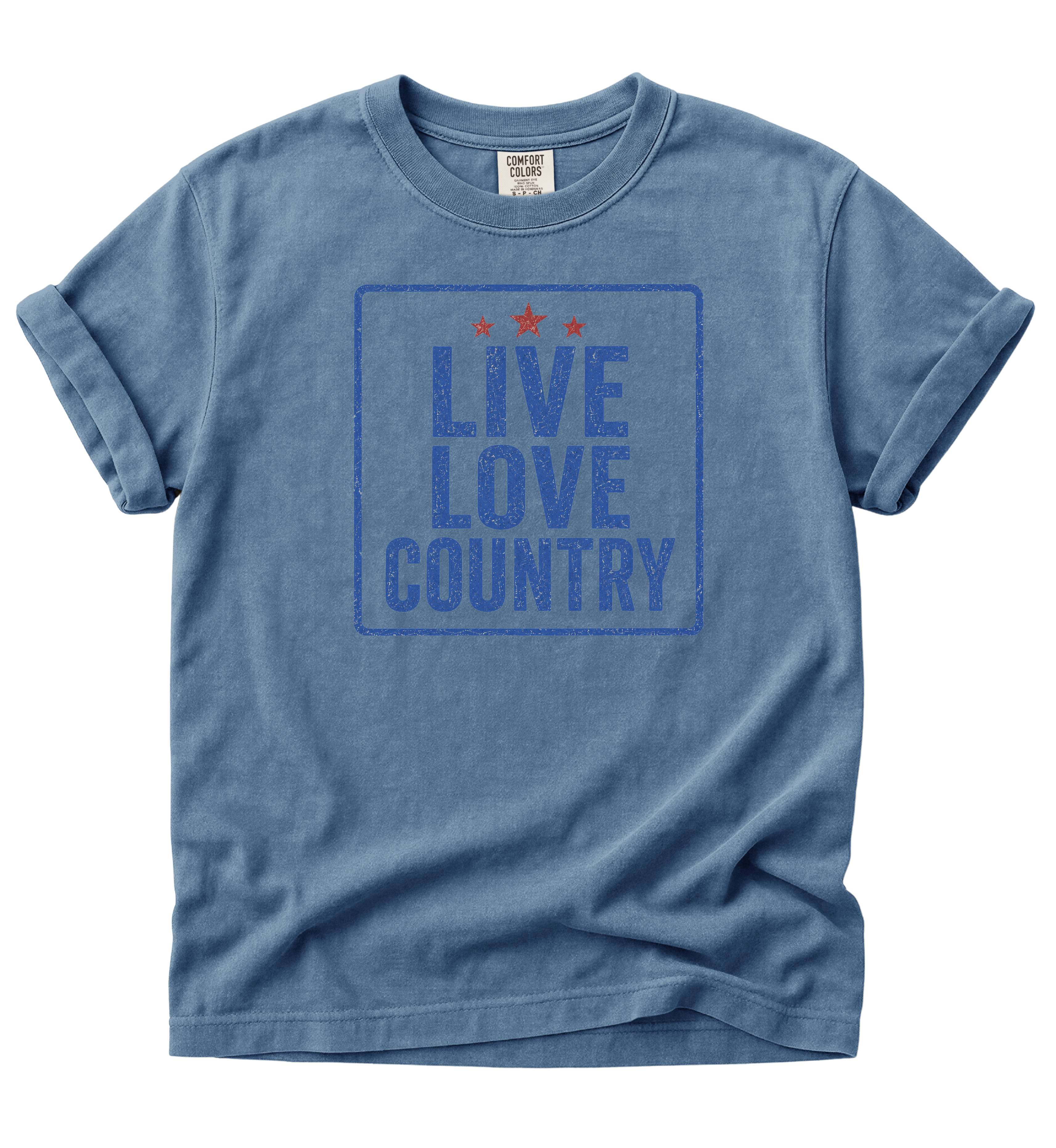 Live Love Country Shirt – Country Lifestyle Graphic Tee