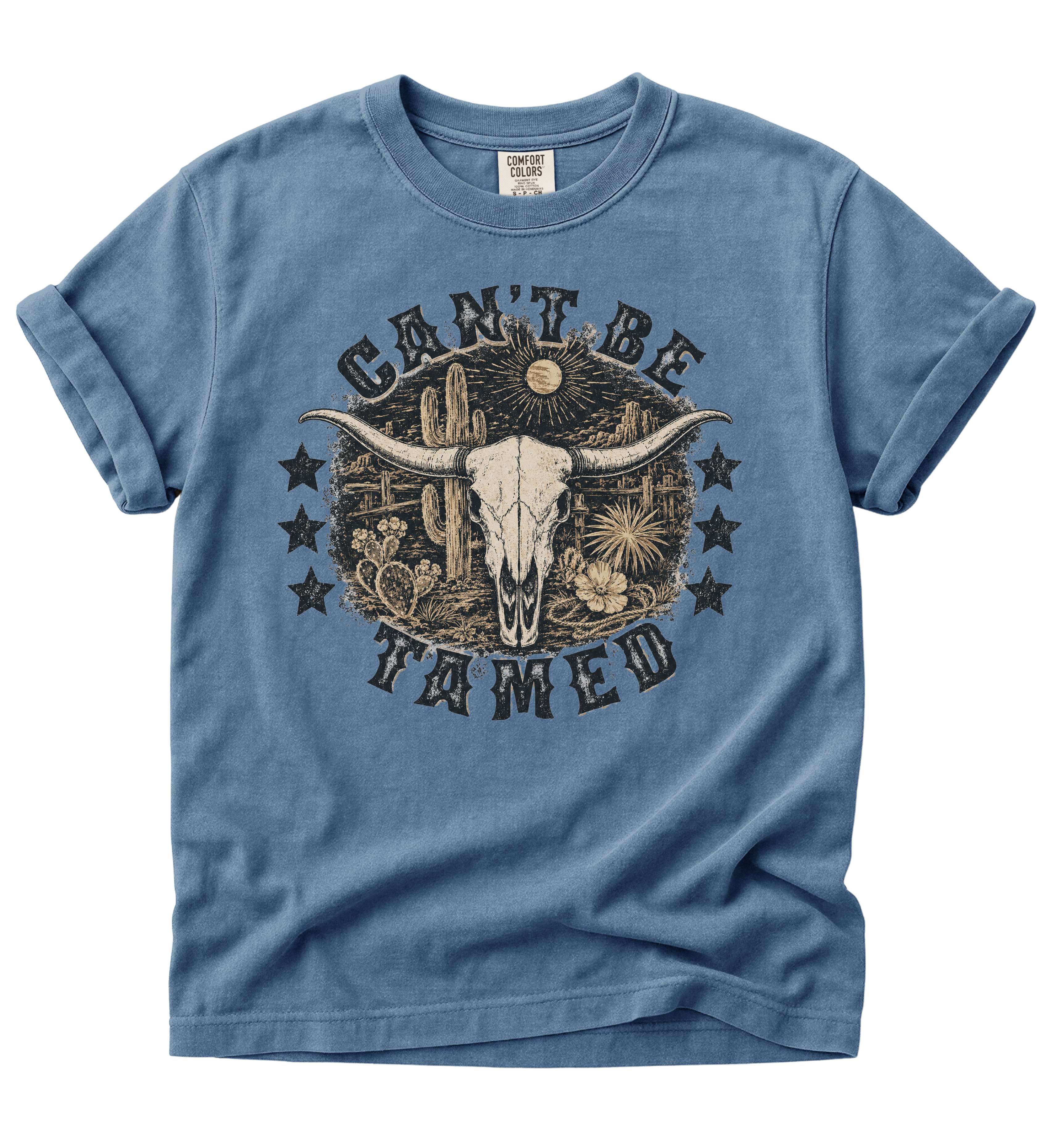 Can't Be Tamed – Western Outlaw Tee