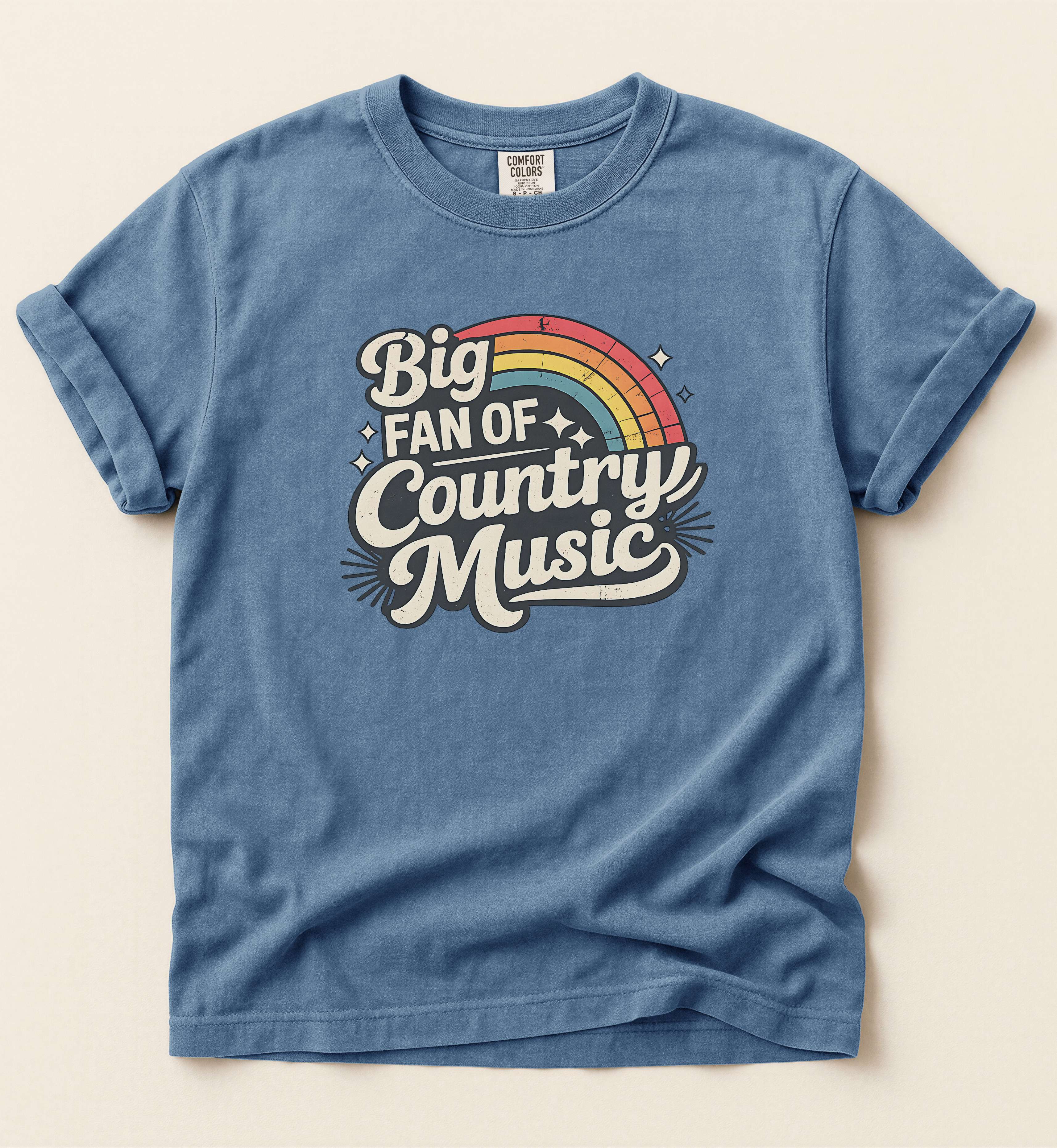 Big Fan Of Country Music T Shirt