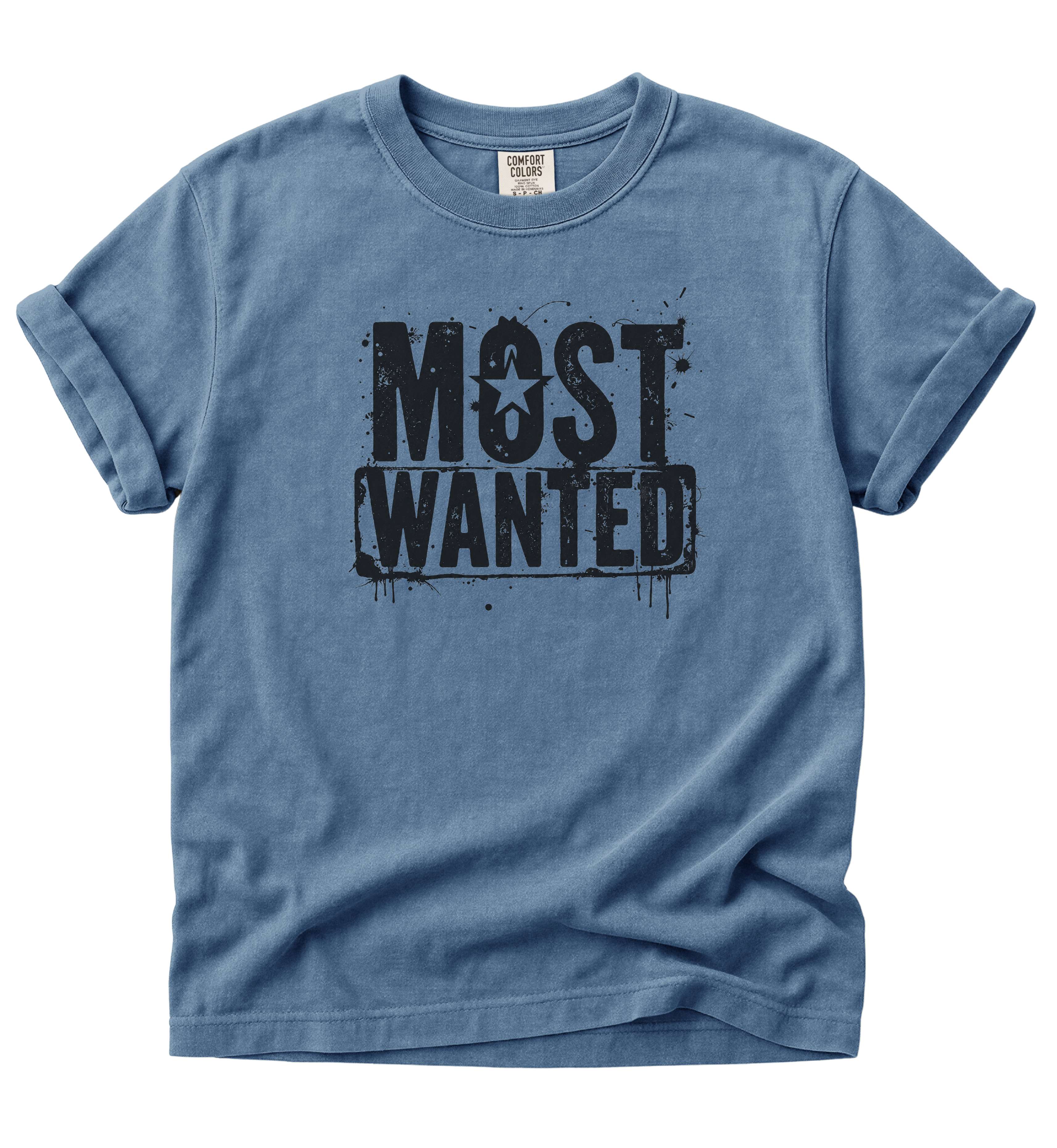 Most Wanted Shirt – Vintage Outlaw Country Graphic Tee