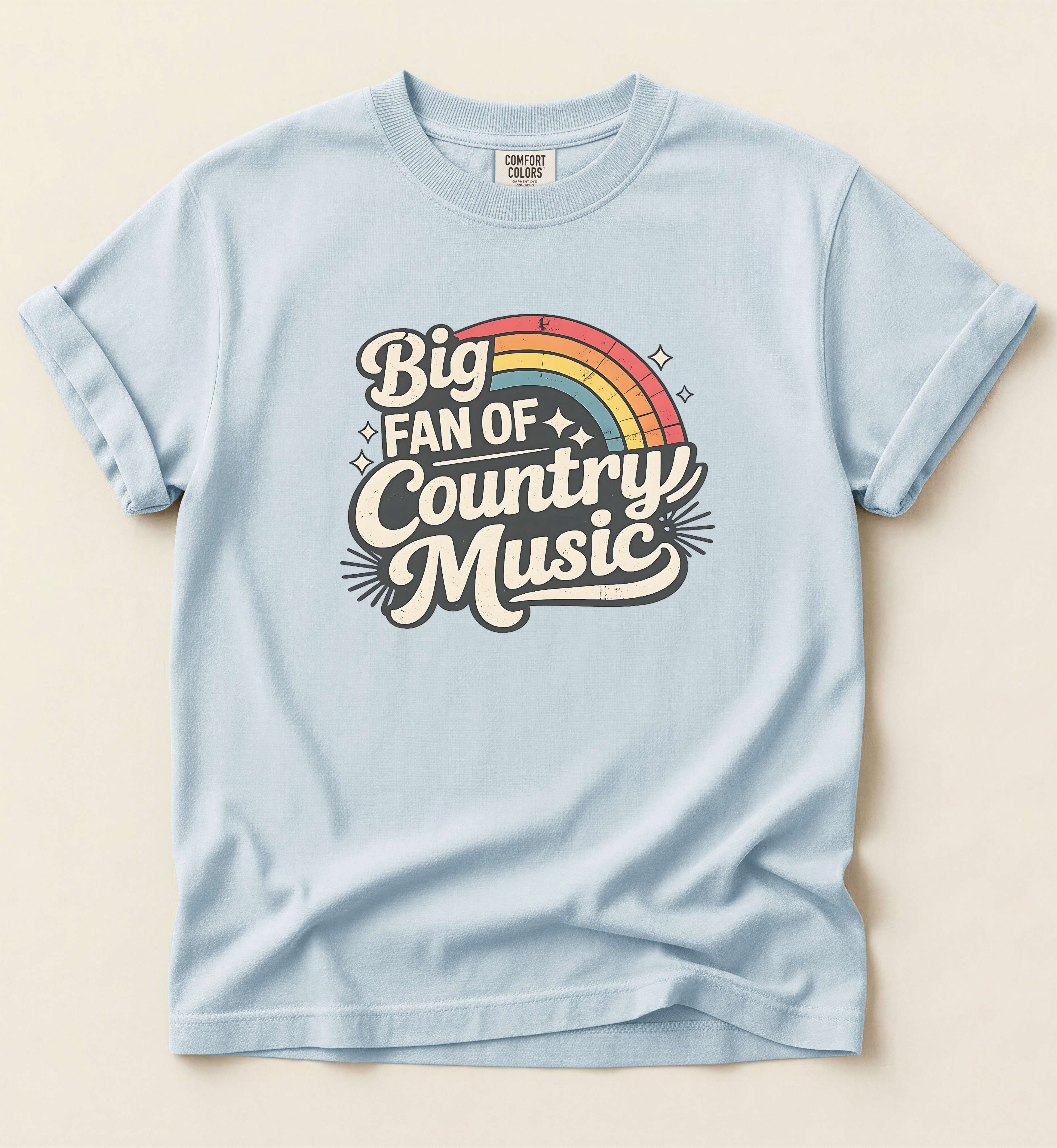 Big Fan Of Country Music T Shirt