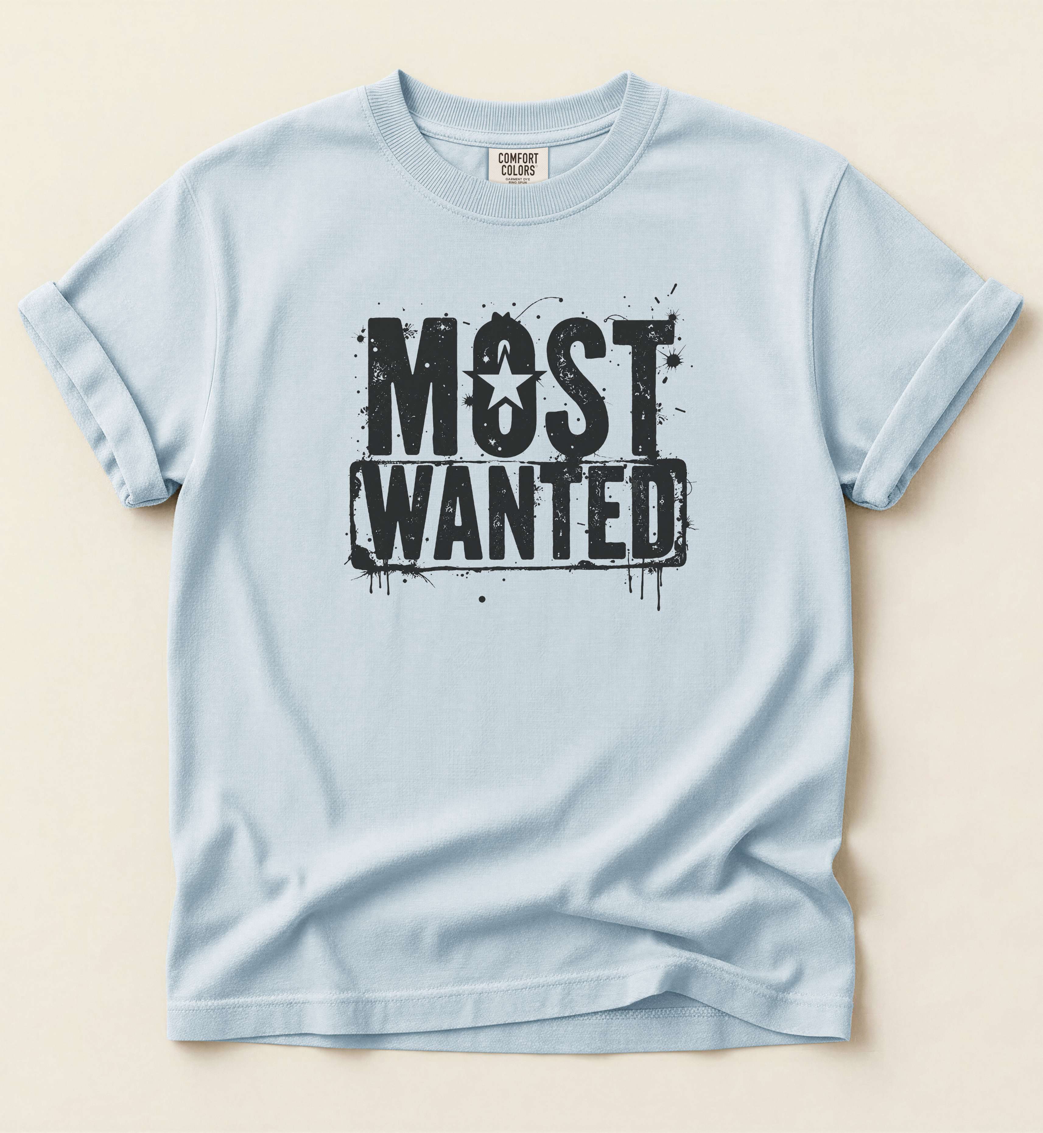 Most Wanted Shirt – Vintage Outlaw Country Graphic Tee