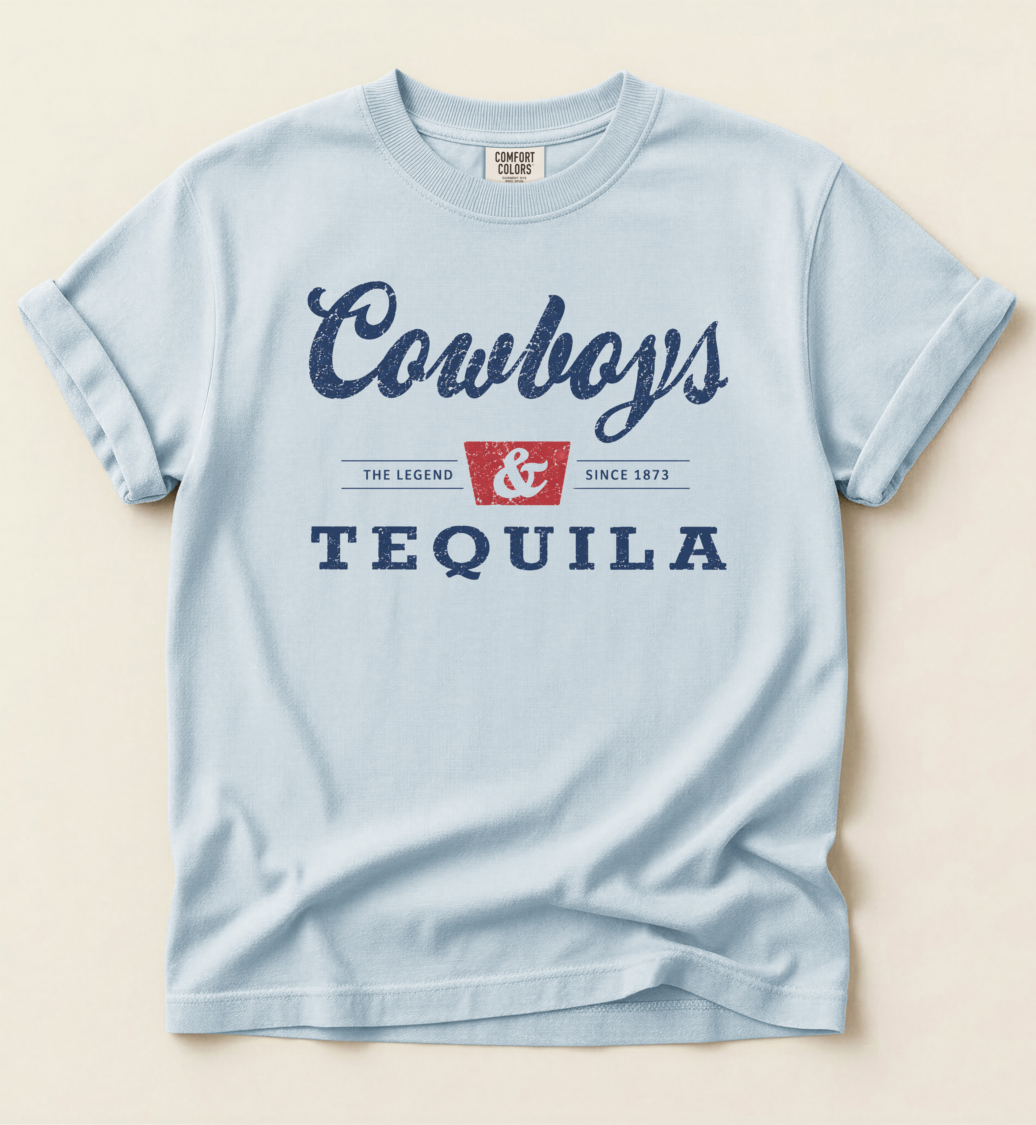 Cowboys & Tequila – Vintage Country Lifestyle Tee