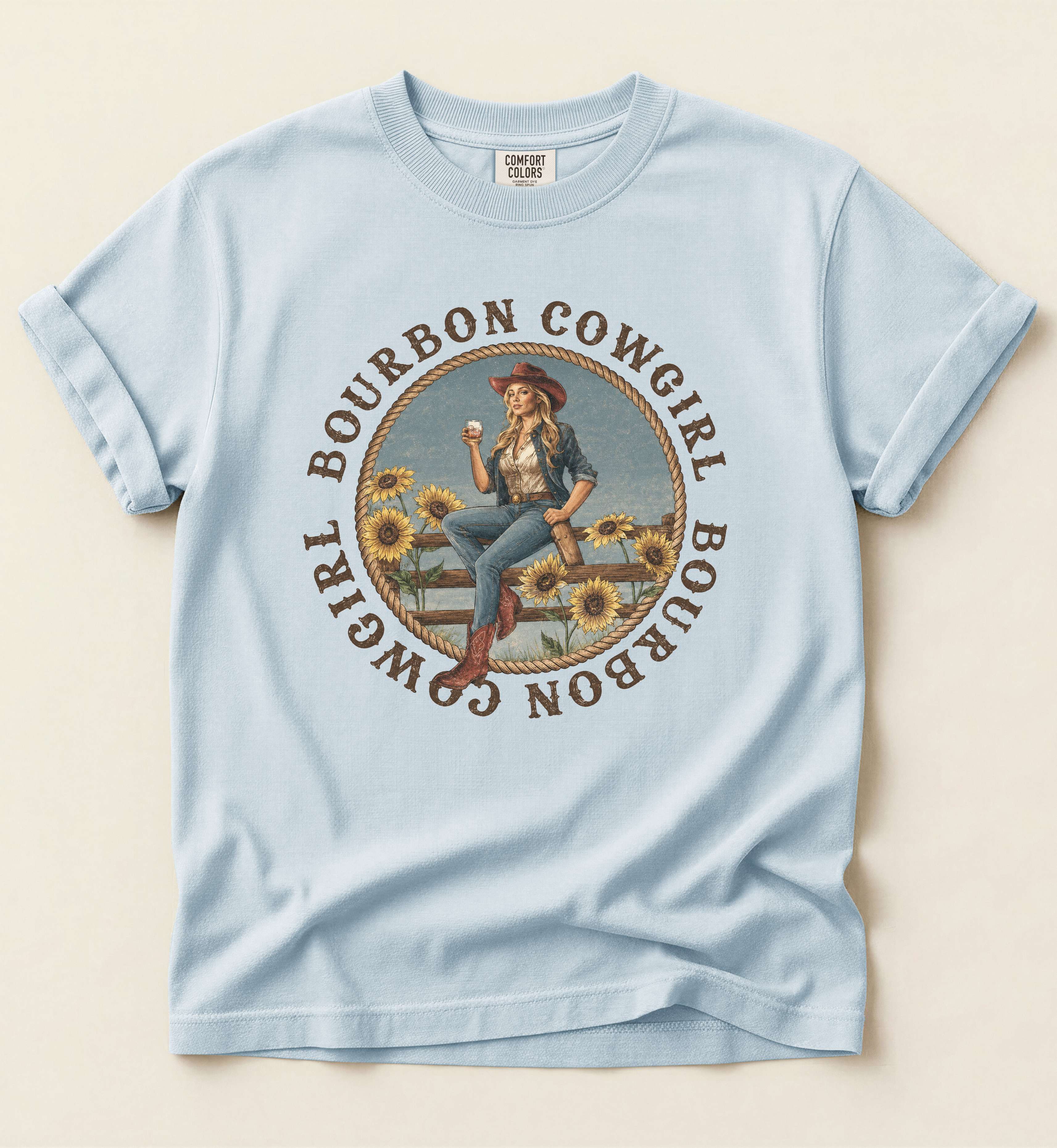 Bourbon Cowgirl – Western Lifestyle Tee