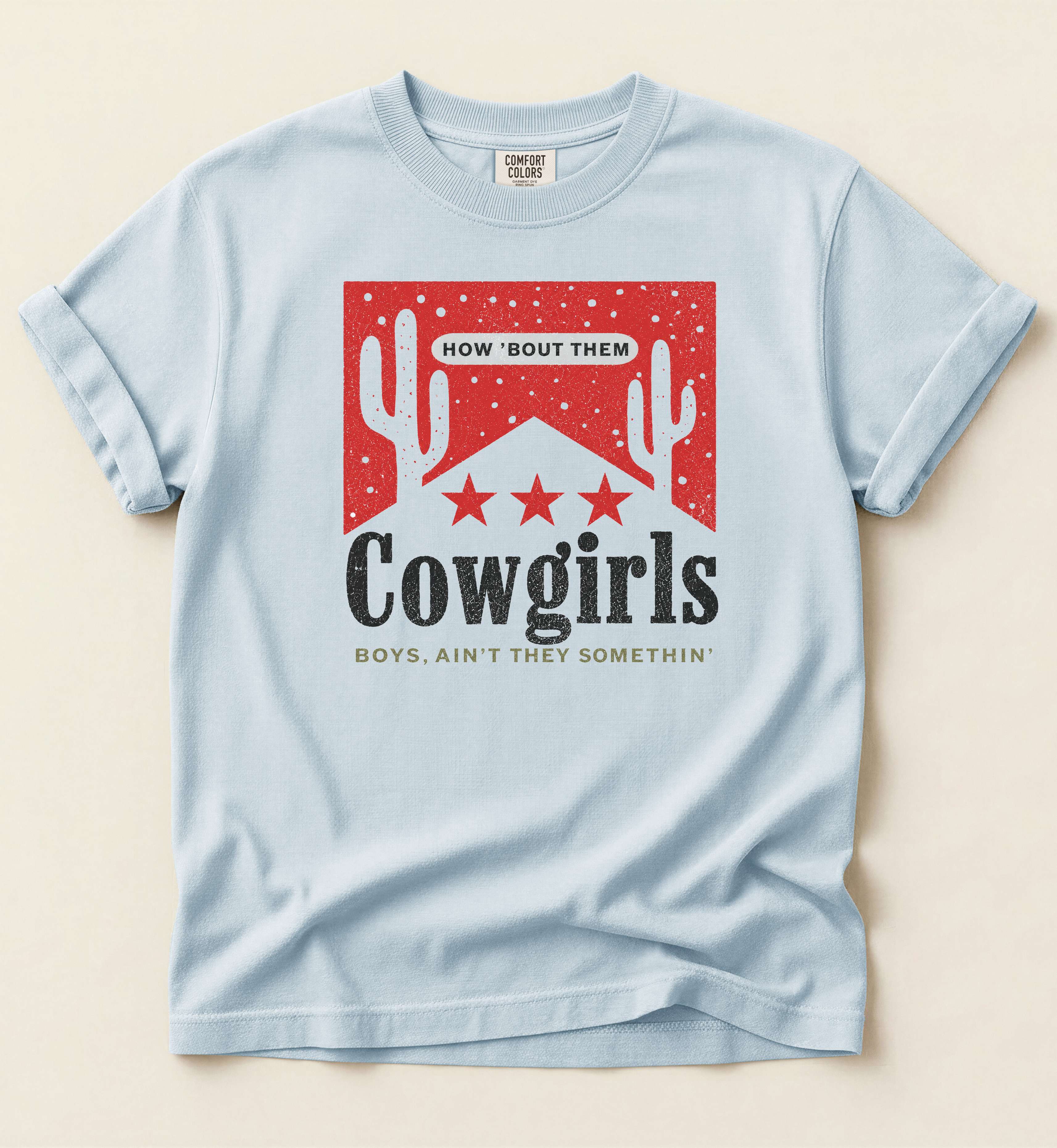 How 'Bout Them Cowgirls Shirt – Vintage Country Girl Graphic Tee