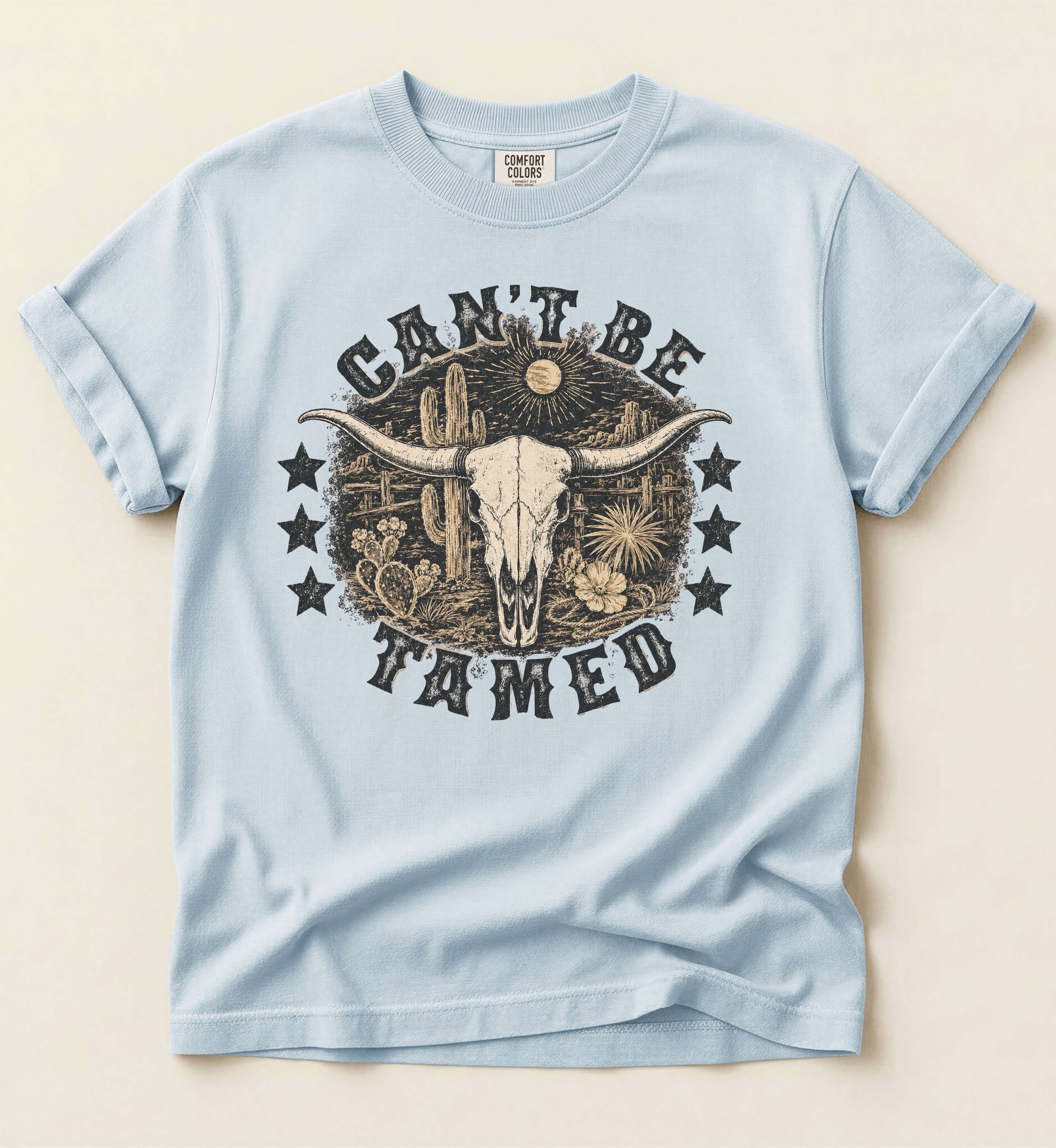 Can't Be Tamed – Western Outlaw Tee