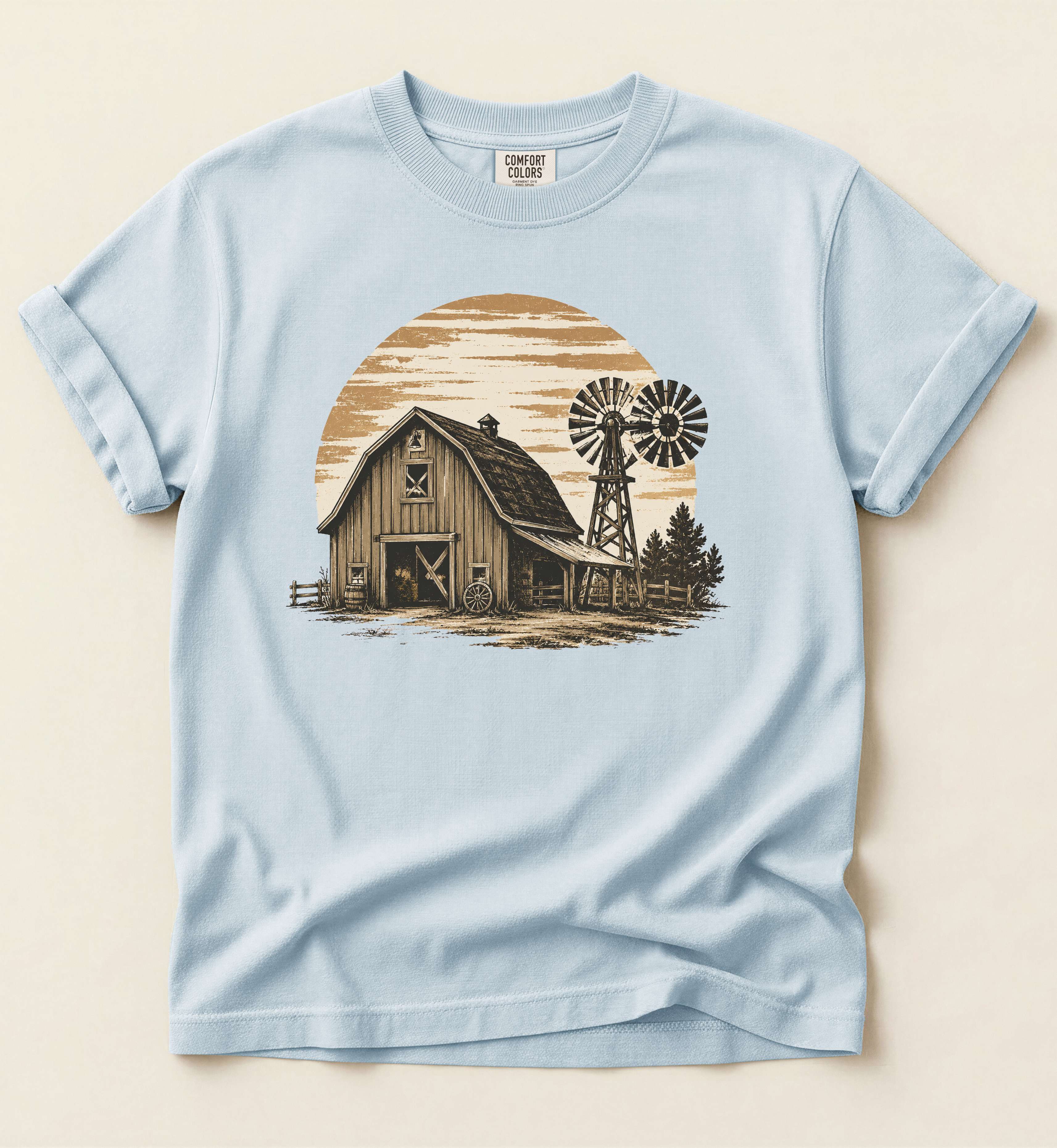 Rustic Barn Comfort Colors Shirt