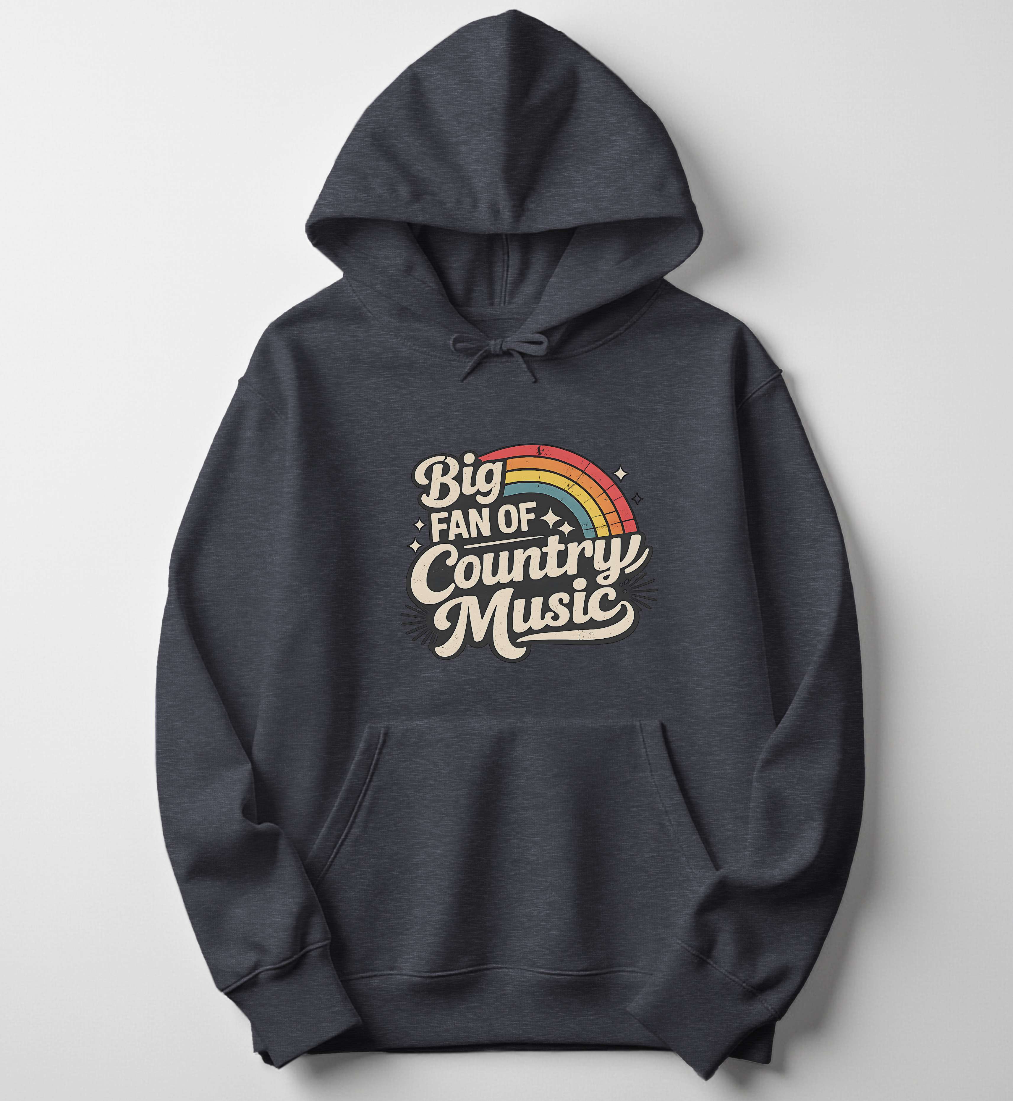 Big Fan of Country Music Hoodie – Vintage Western Music Hoodie