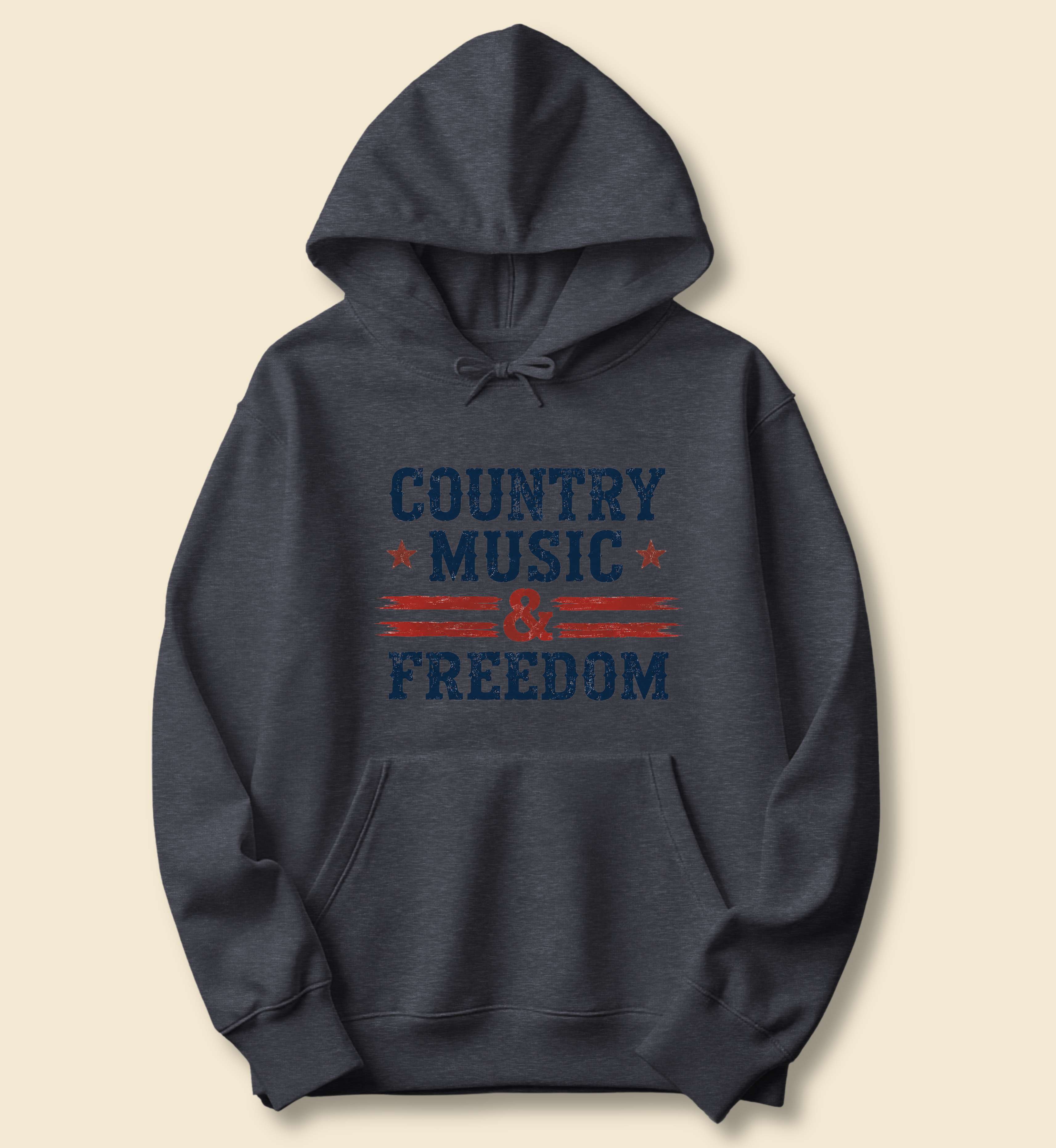 Country Music And Freedom Hoodie