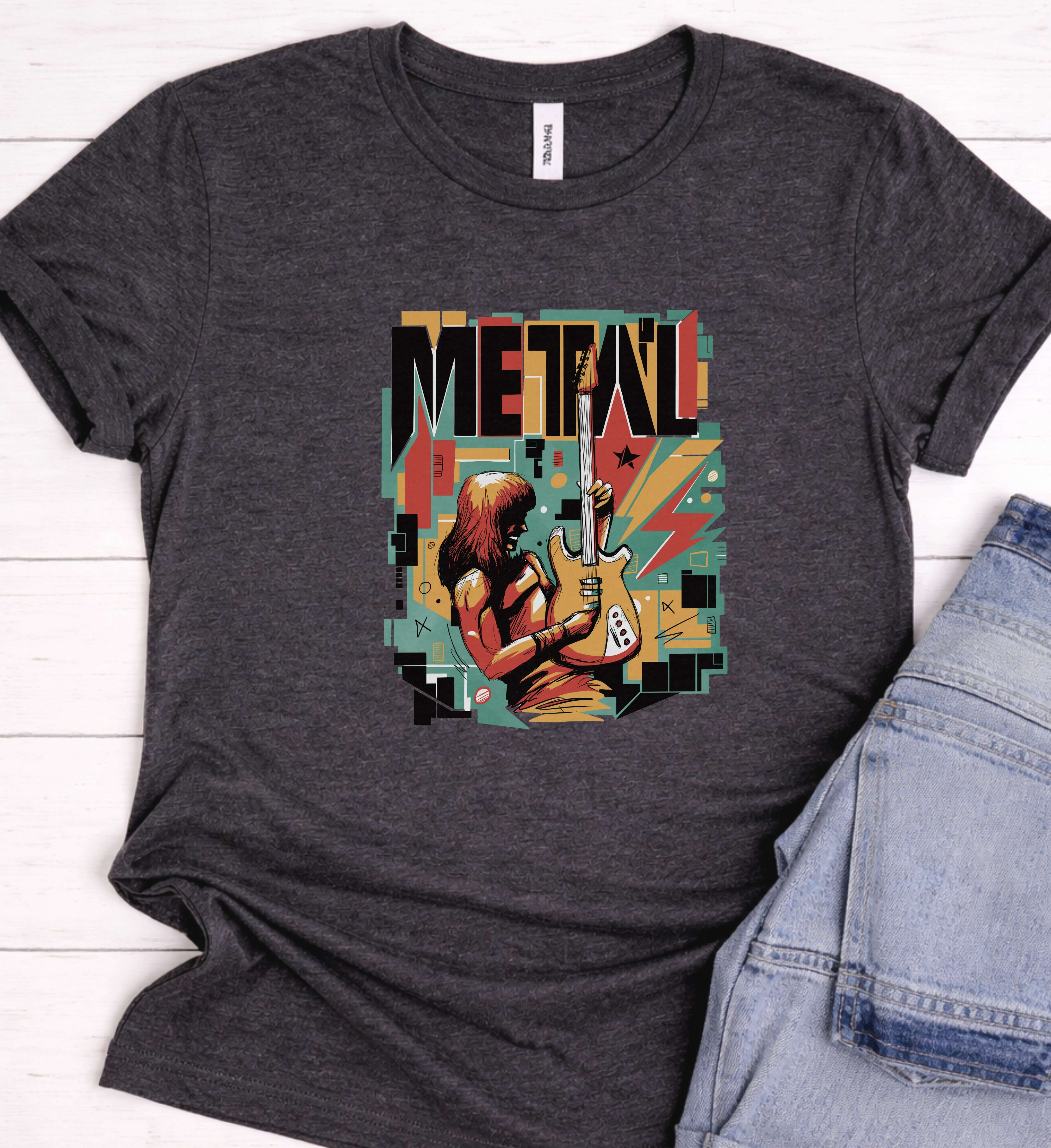 Metal Guitar Tee – Loud, Bold, Unapologetic