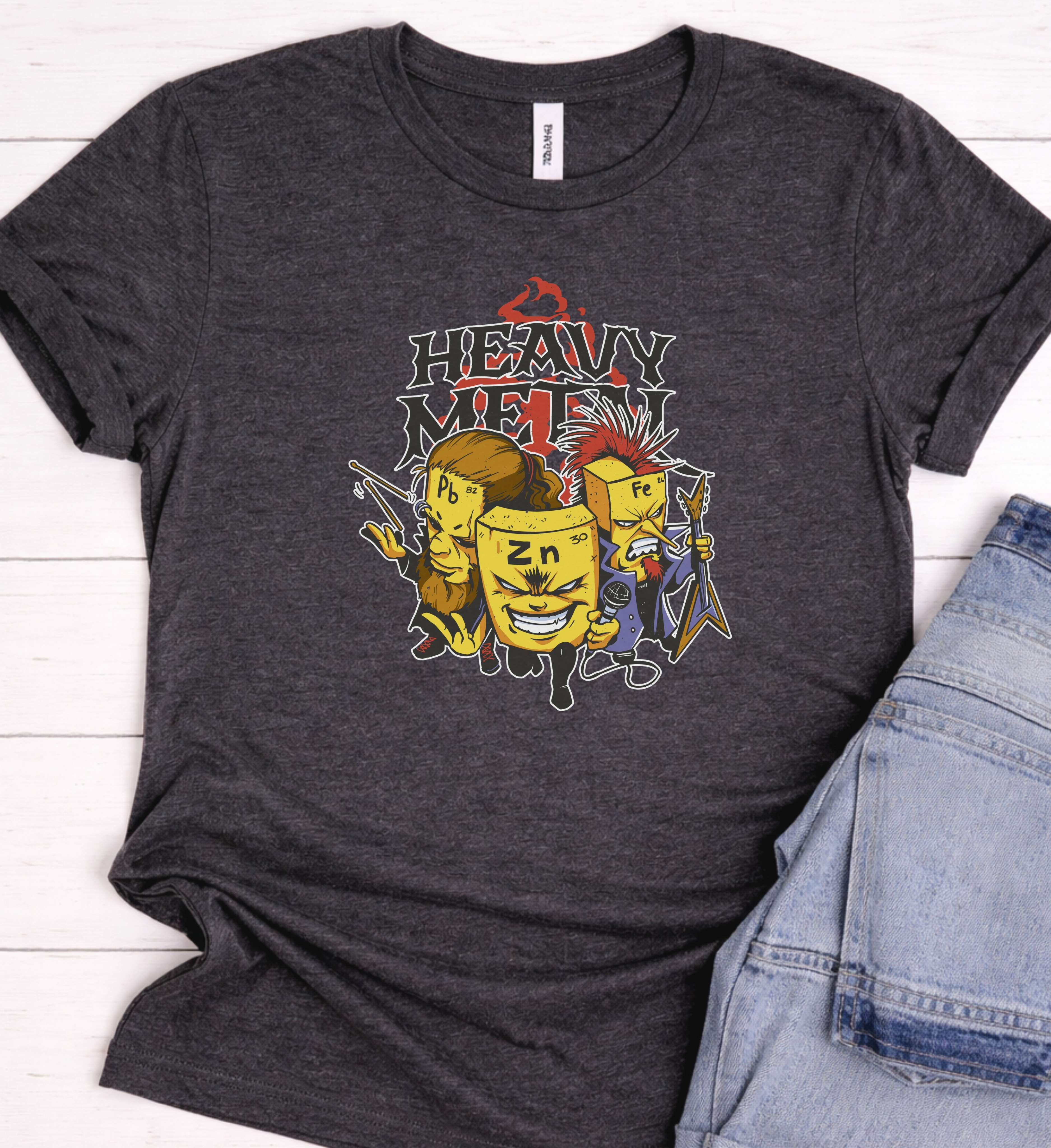 Heavy Metal Chemistry Shirt – Funny Science Music Tee