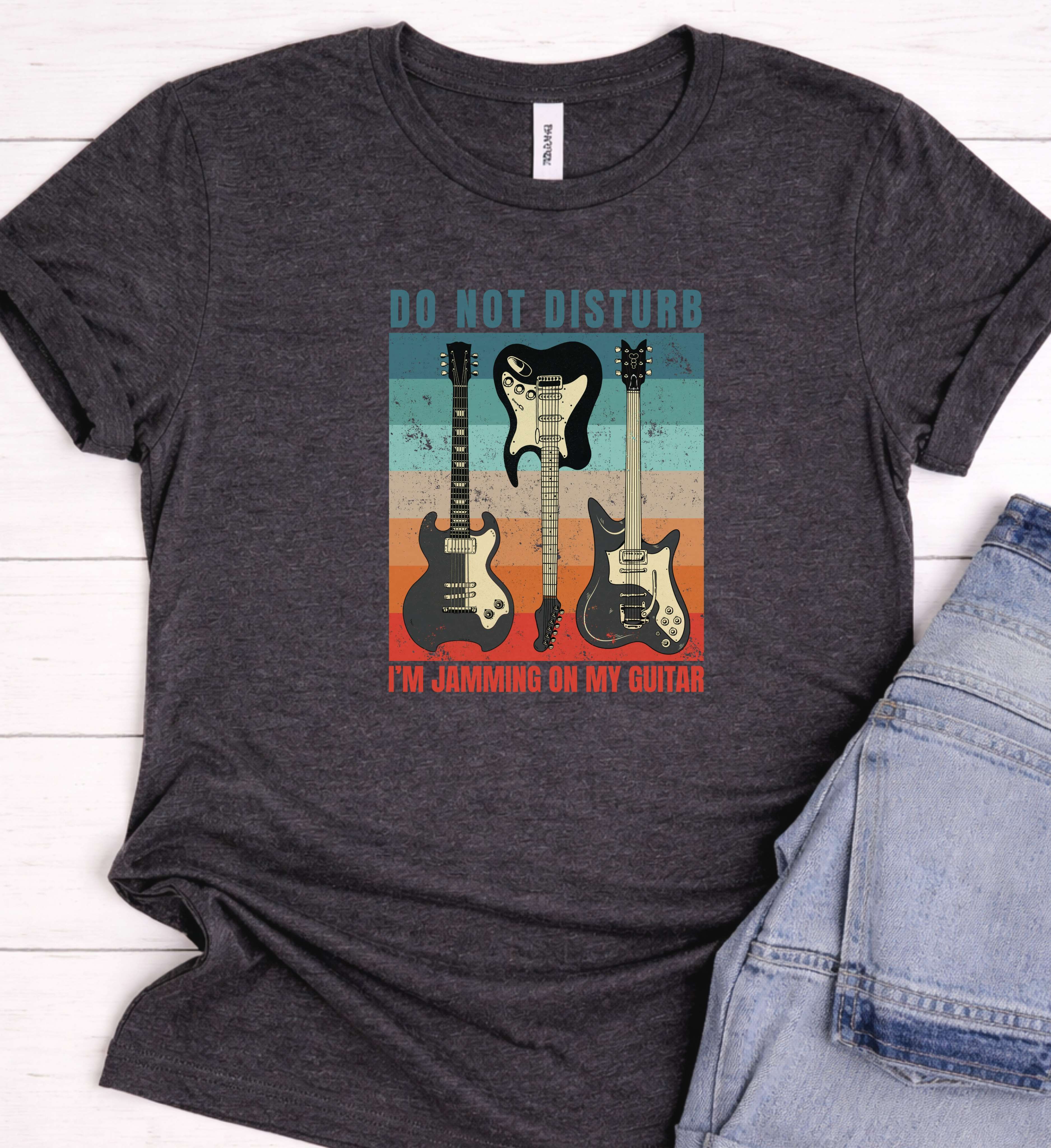 Guitar Player Shirt – Do Not Disturb I’m Jamming Tee