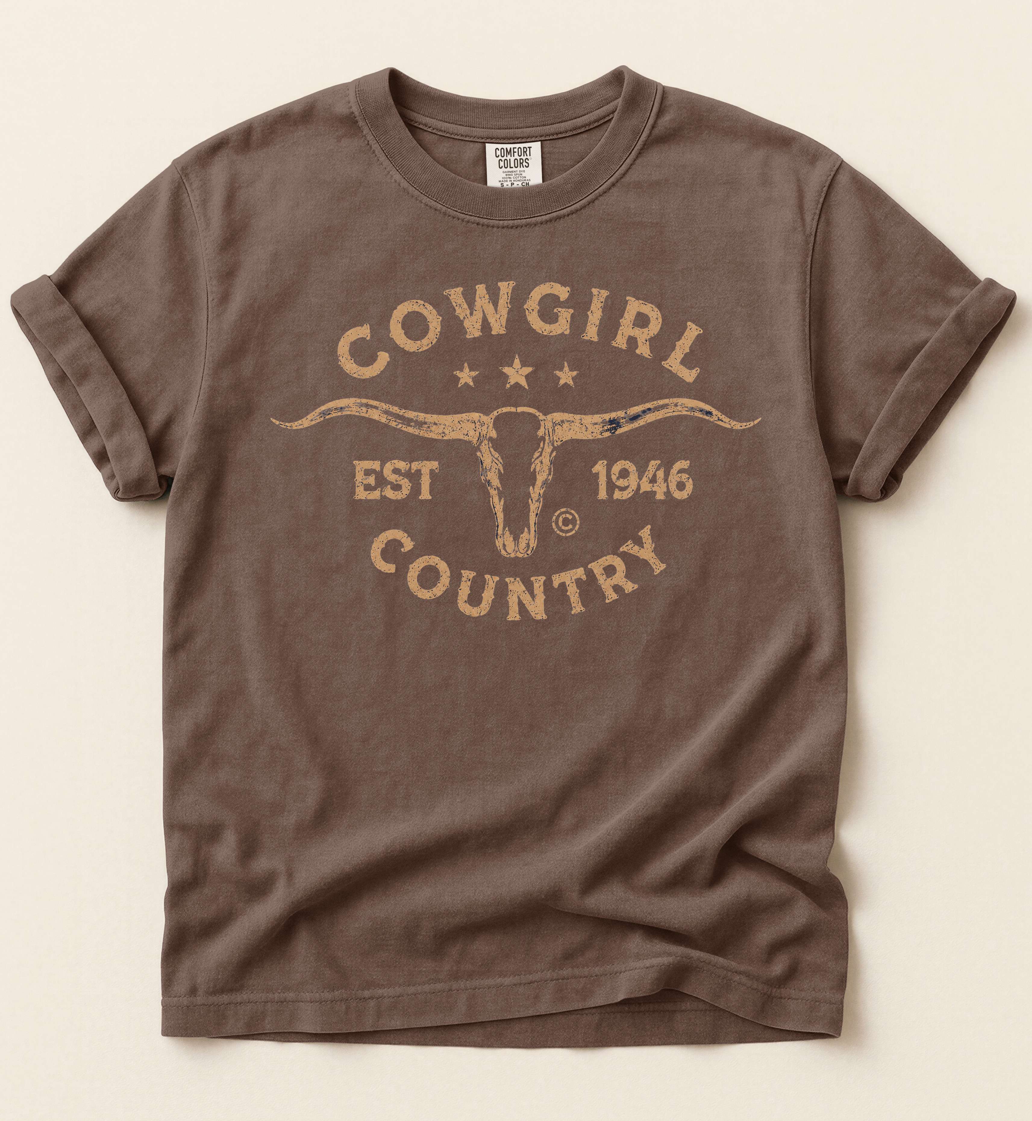 Cowgirl Country – Vintage Western Lifestyle Tee