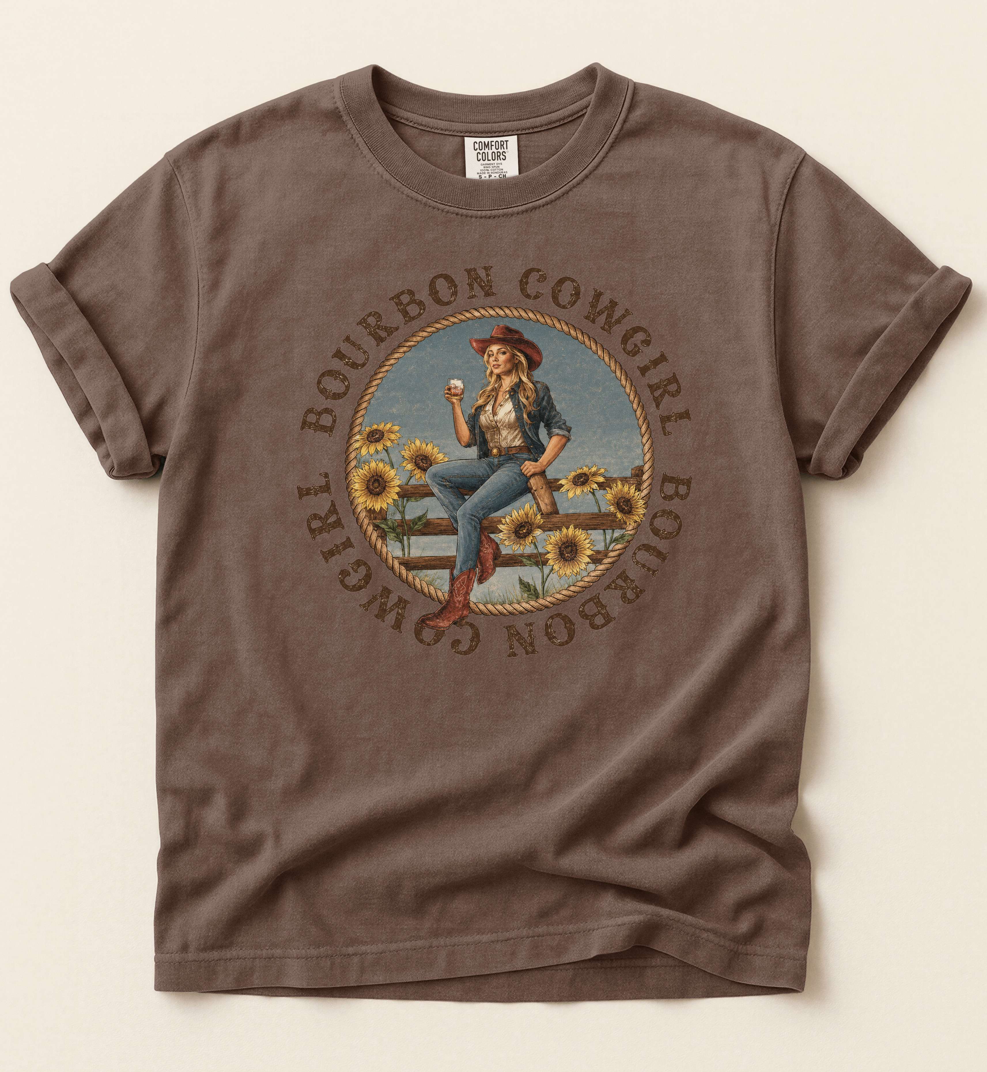 Bourbon Cowgirl – Western Lifestyle Tee