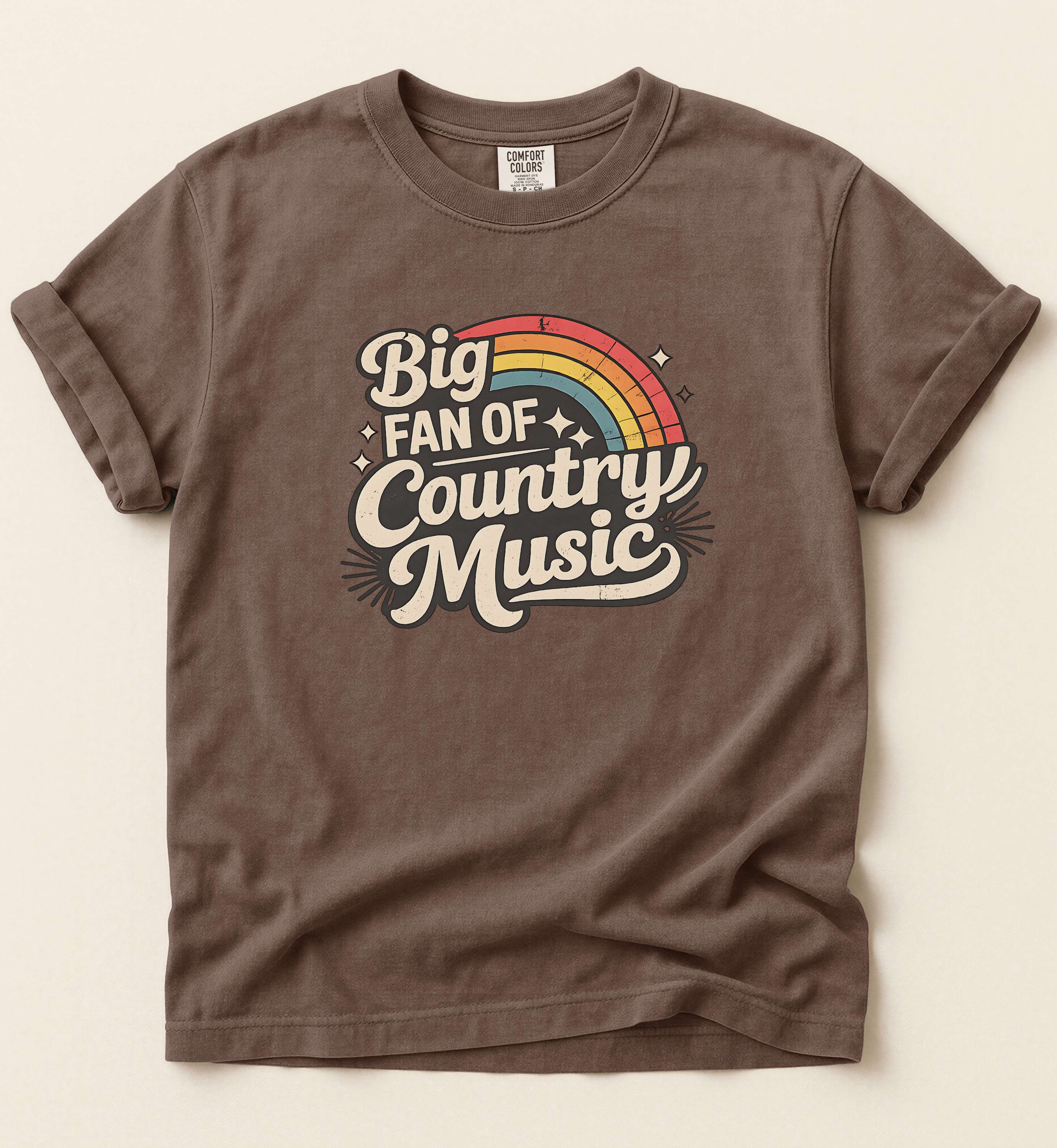 Big Fan Of Country Music T Shirt