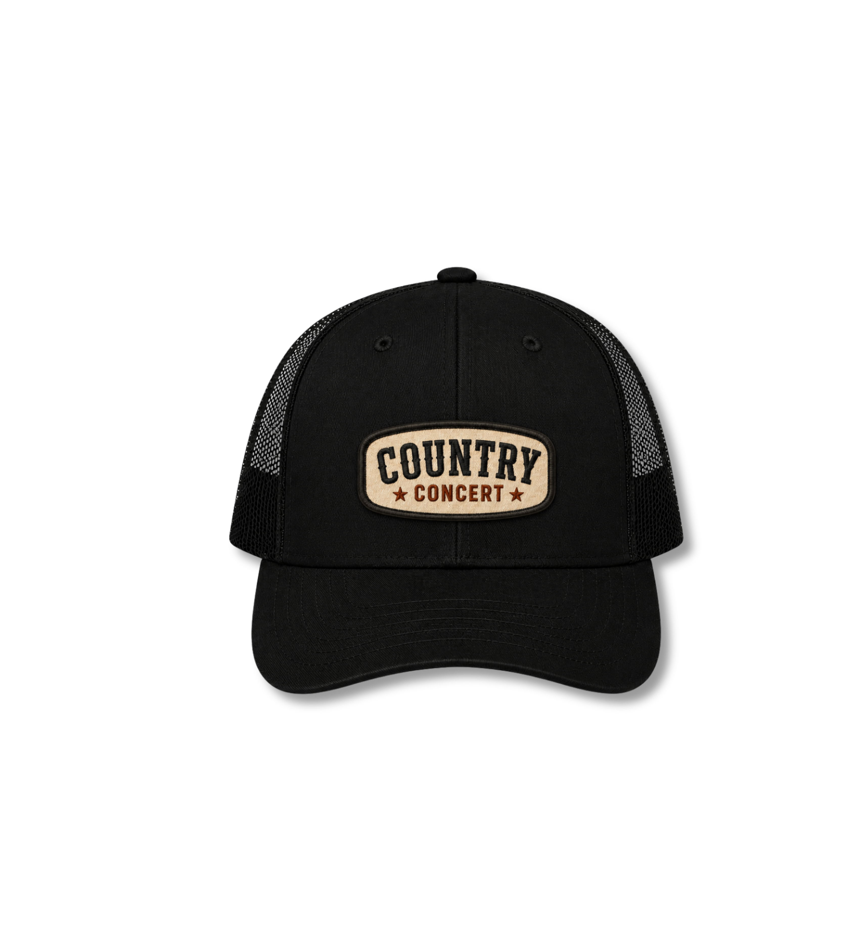Country Concert Embroidered Western Snapback Trucker Cap for Men & Women