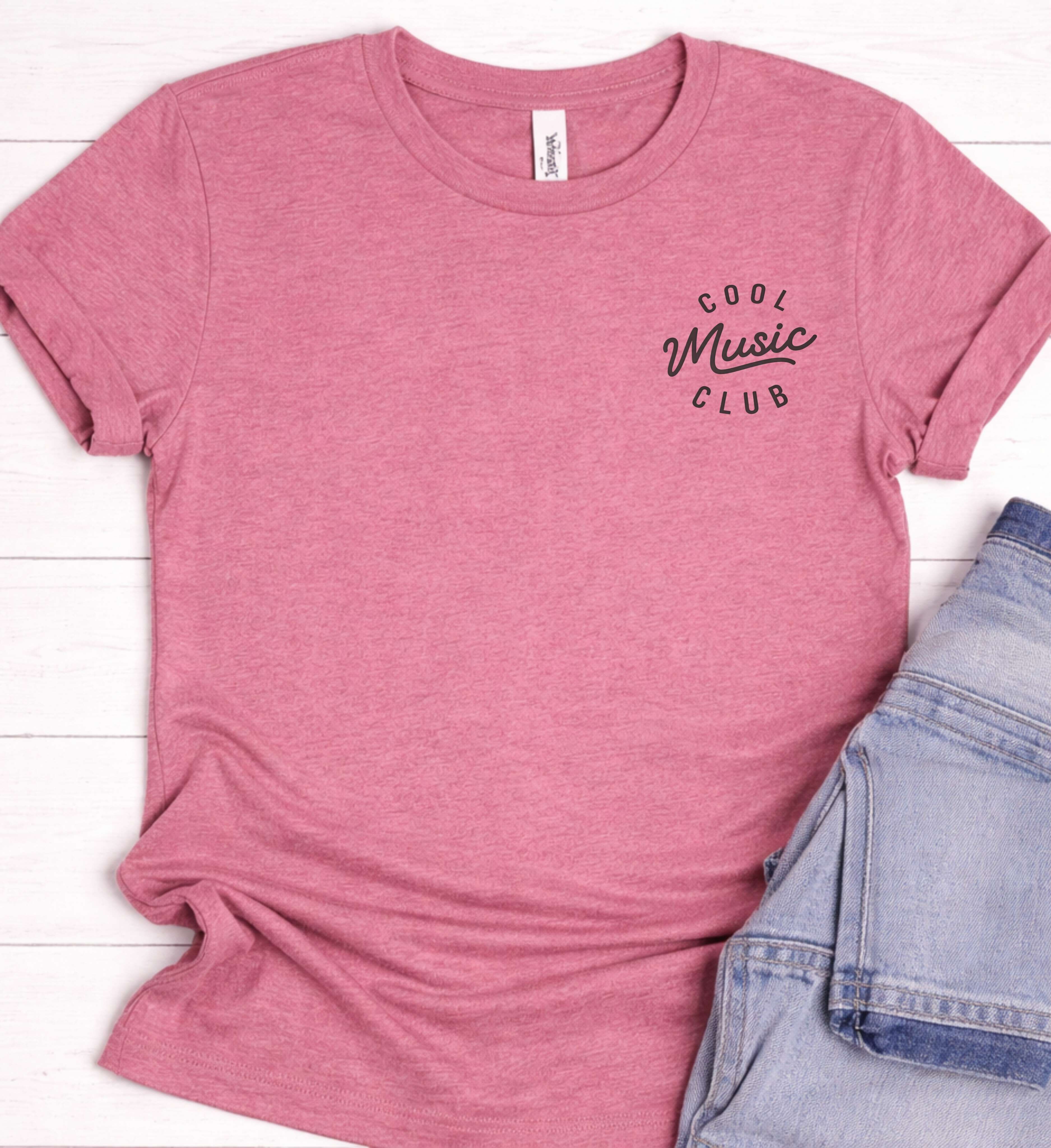 Cool Music Club Shirt – Minimalist Music Tee