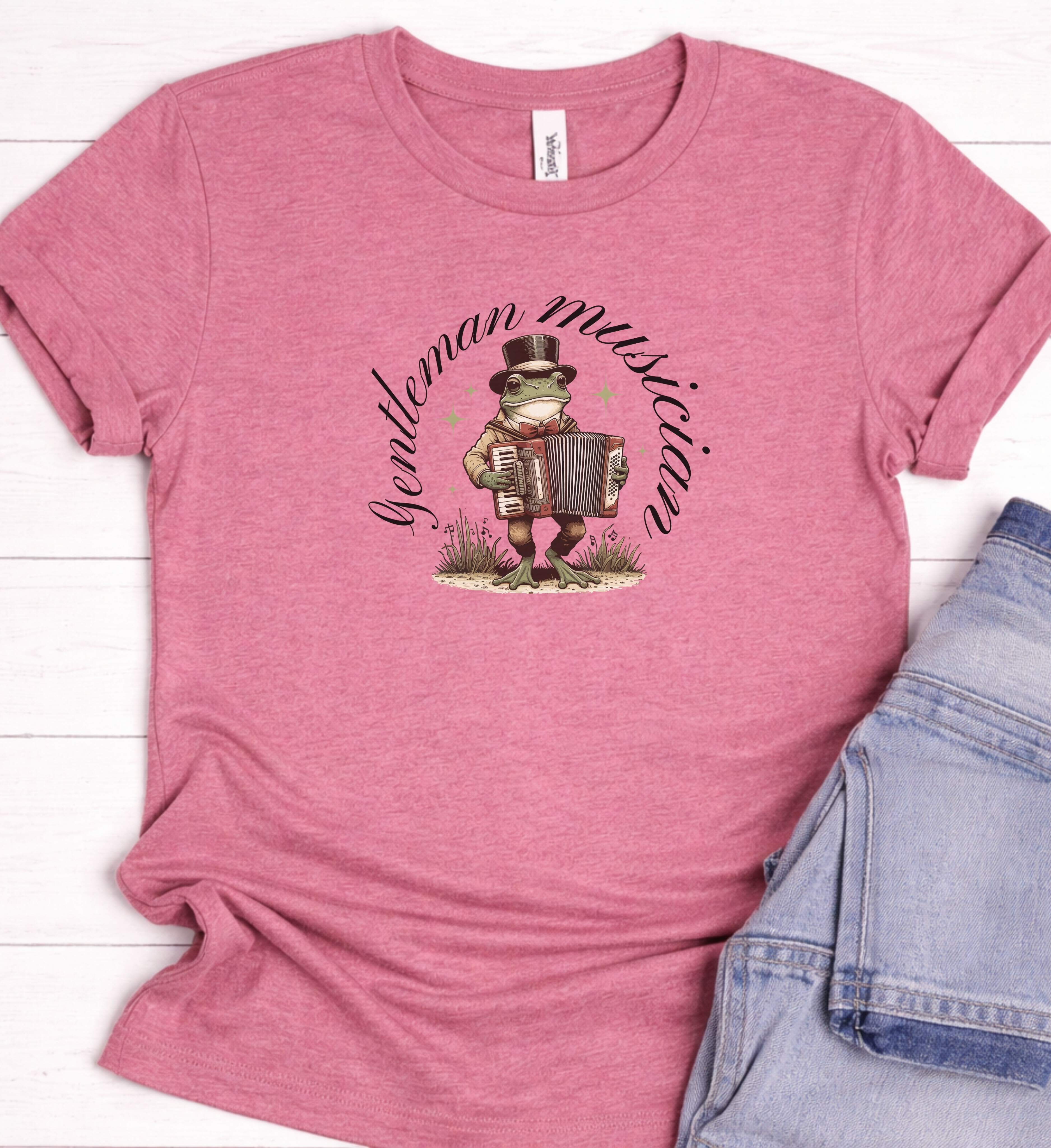 Funny Frog Music Shirt – Accordion Frog Tee