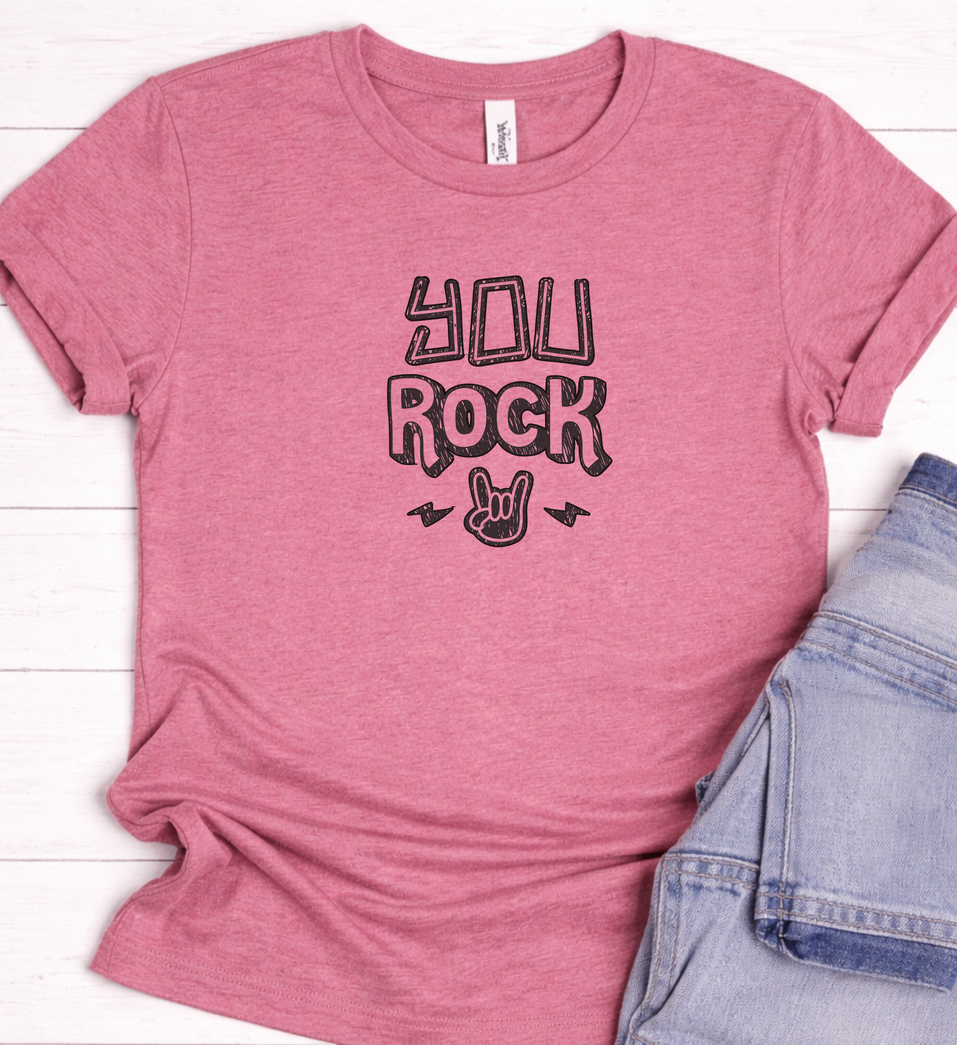 You Rock Shirt – Funny Music Graphic Tee