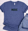Bold Music Shirt – Minimalist Streetwear Tee