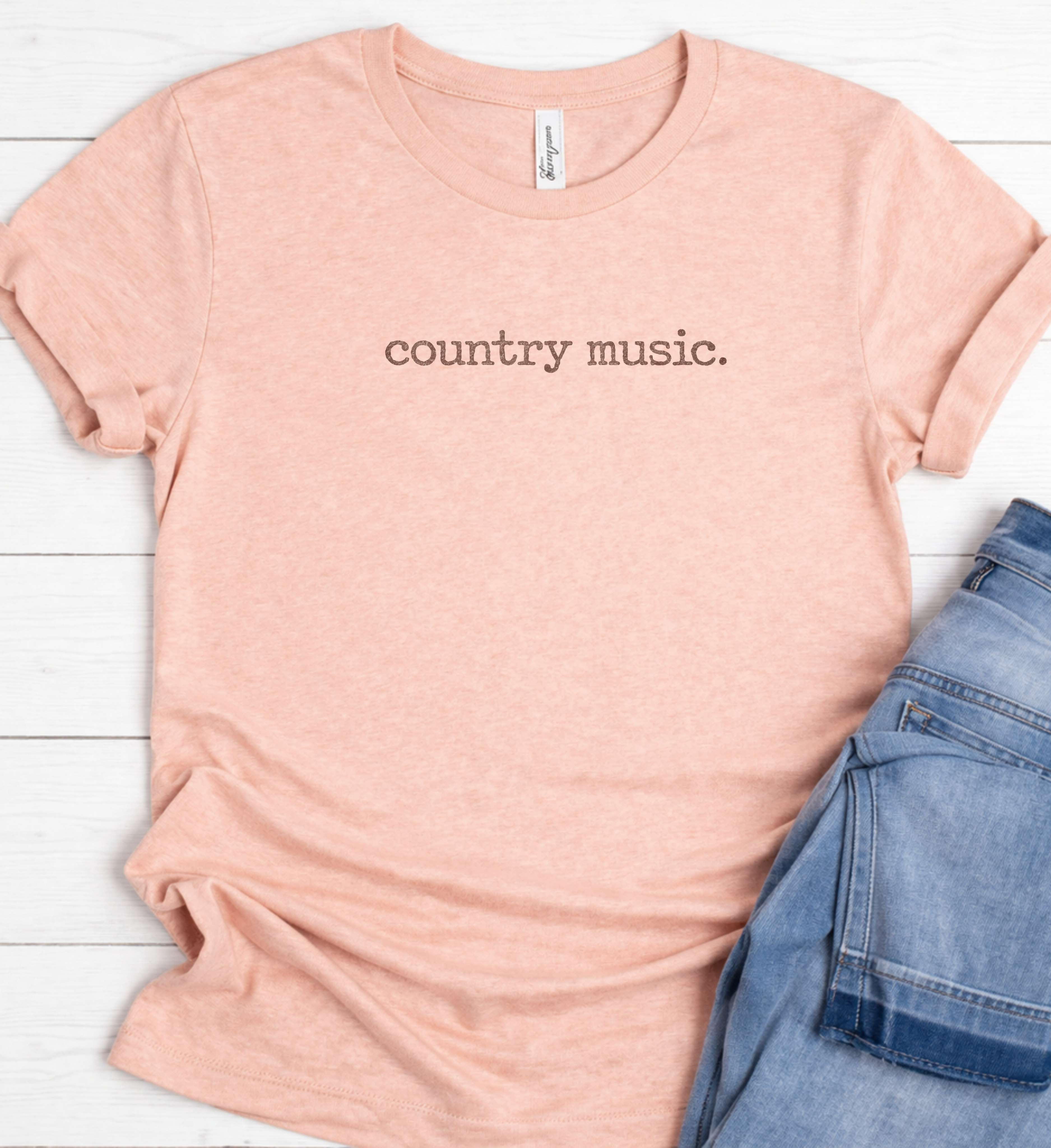 Country Music Shirt – Rustic Western Tee