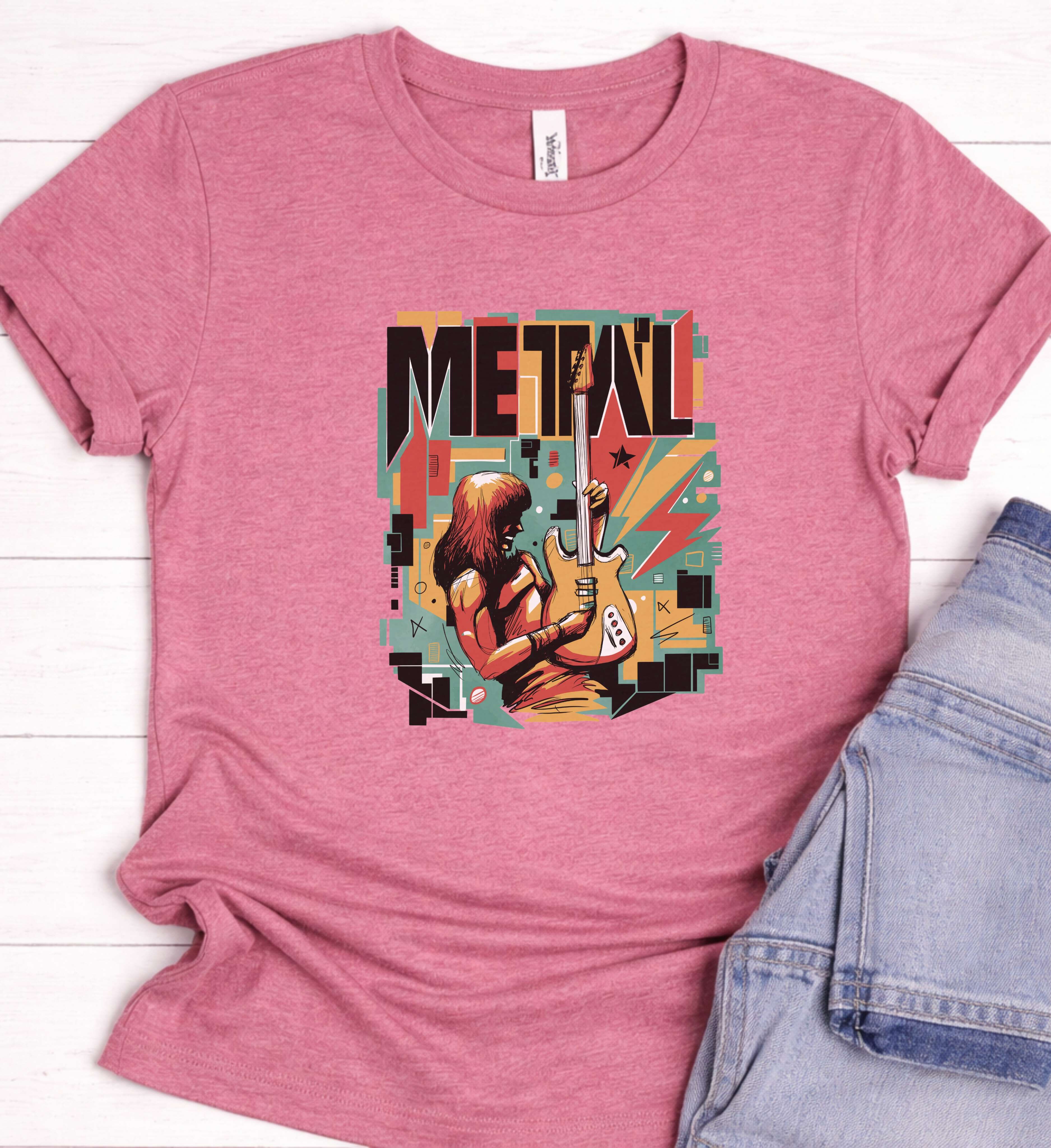 Metal Guitar Tee – Loud, Bold, Unapologetic