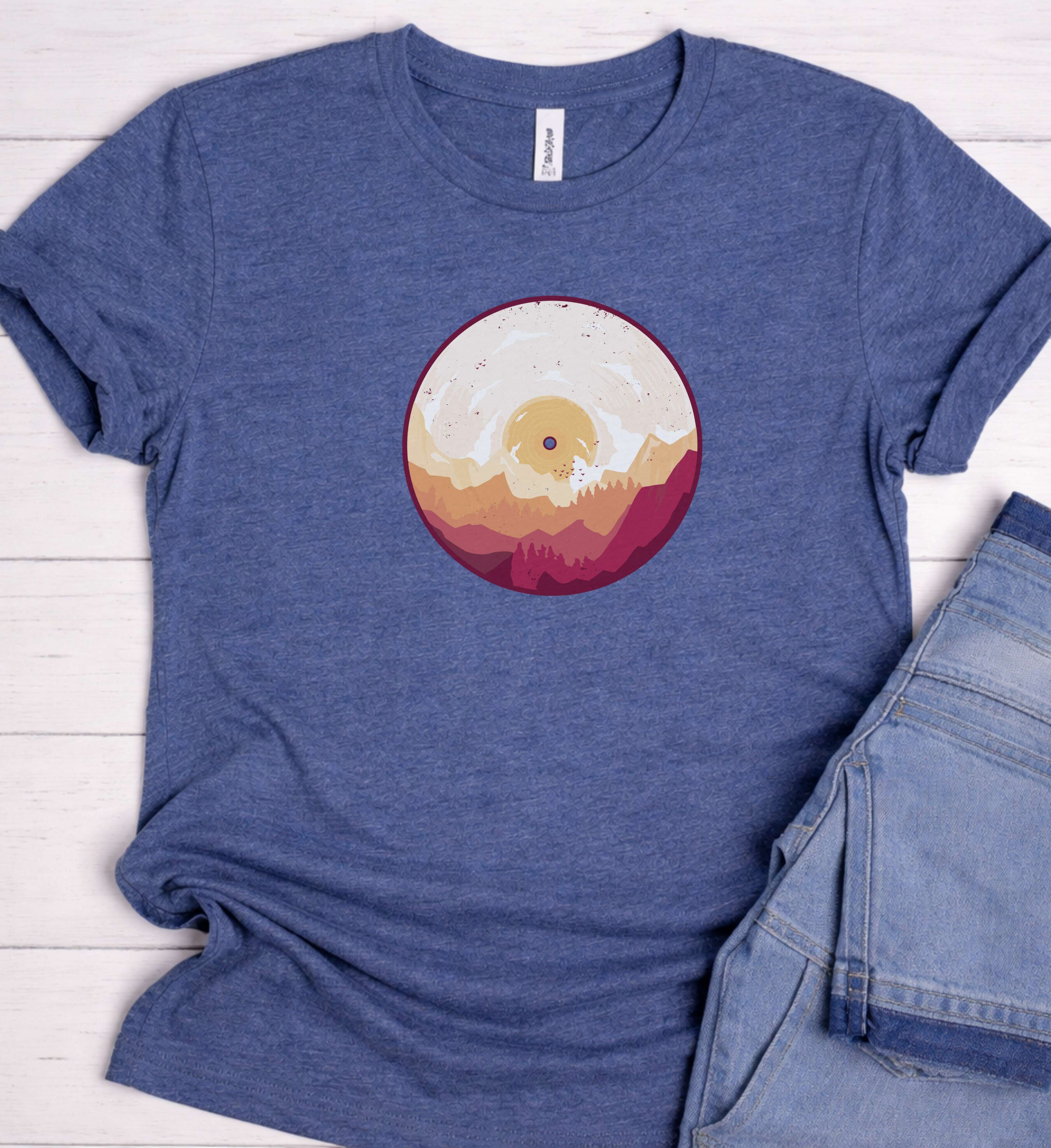 Vinyl Landscape Tee – Sound Meets Horizon