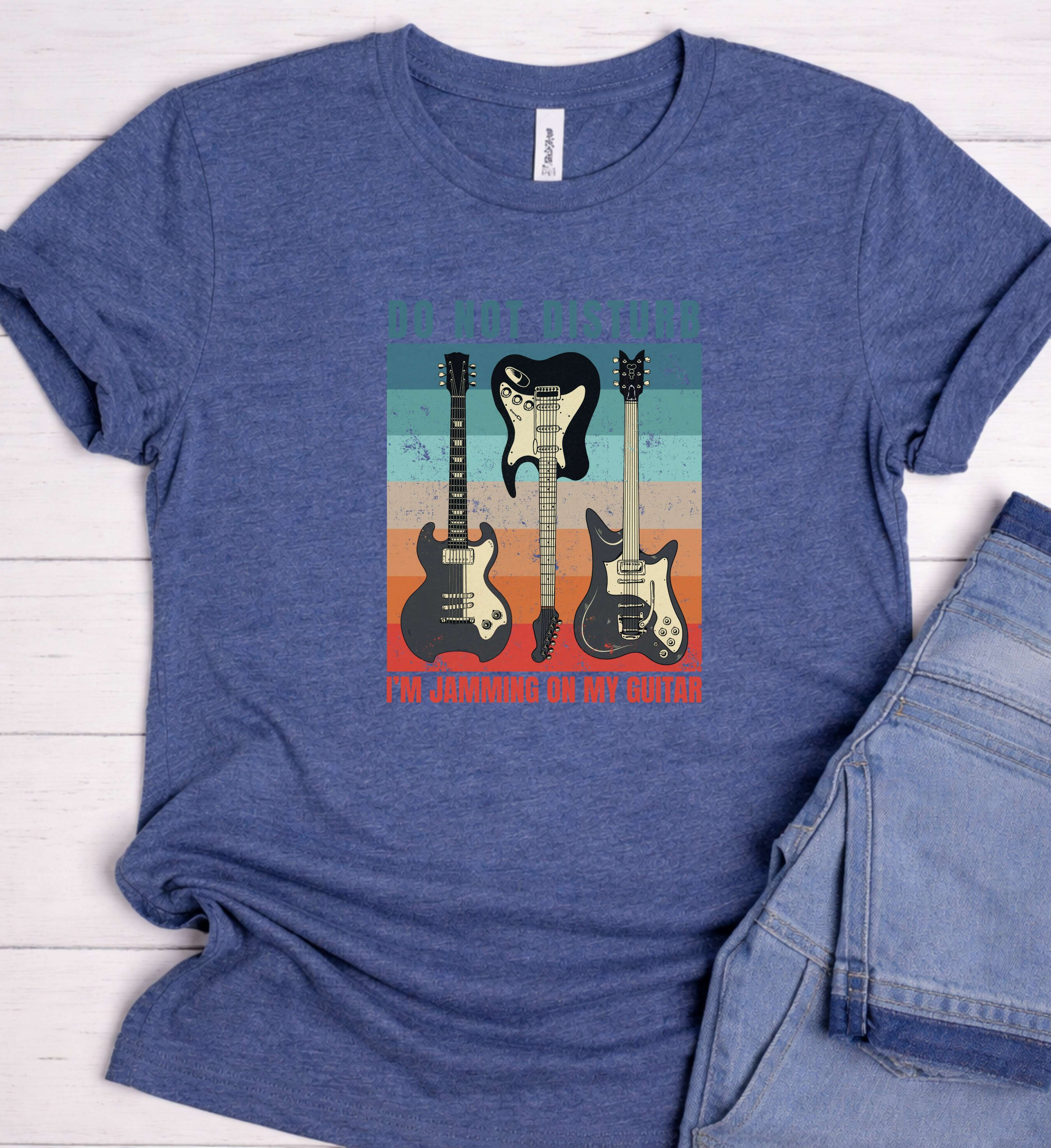 Guitar Player Shirt – Do Not Disturb I’m Jamming Tee