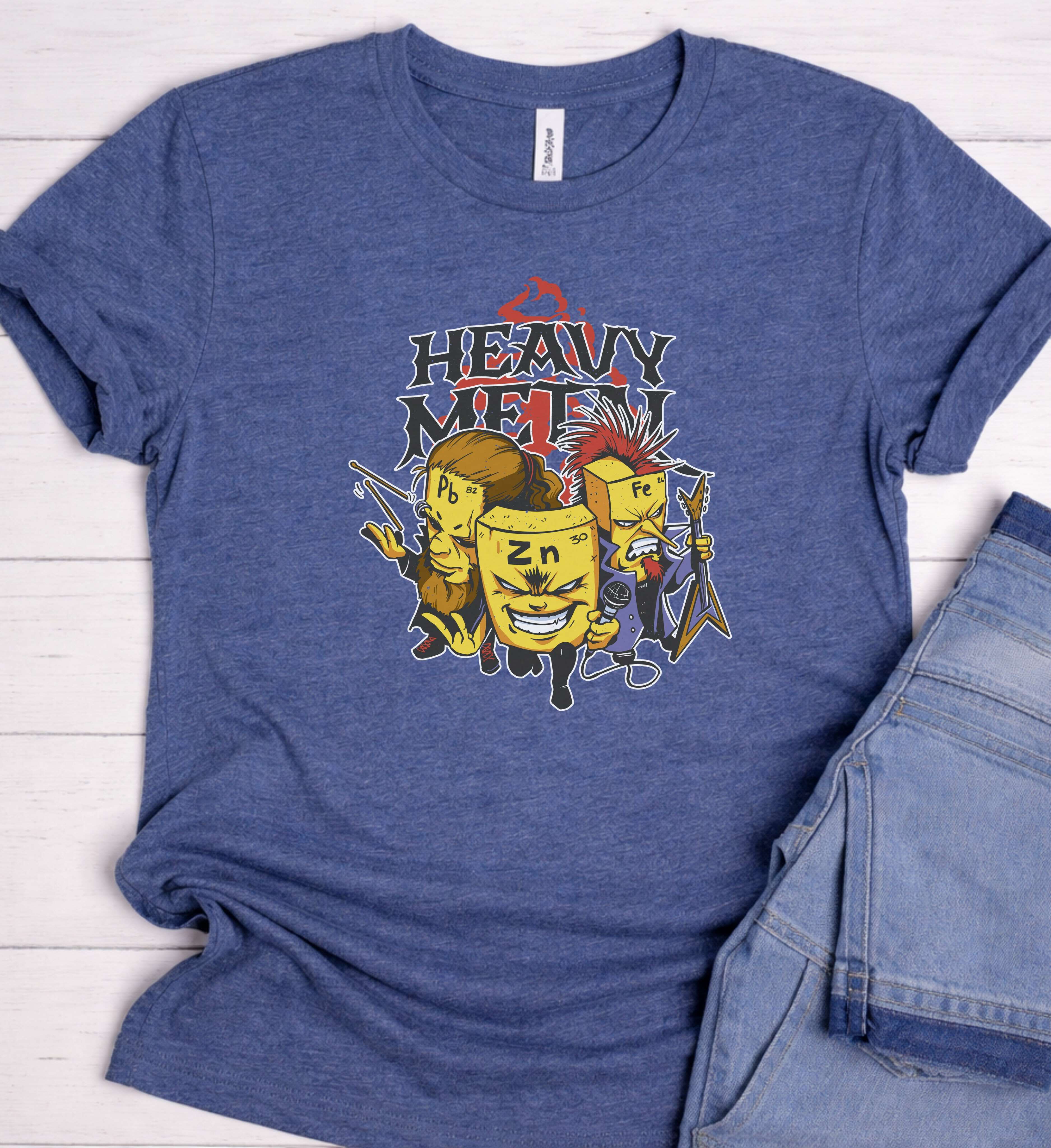 Heavy Metal Chemistry Shirt – Funny Science Music Tee