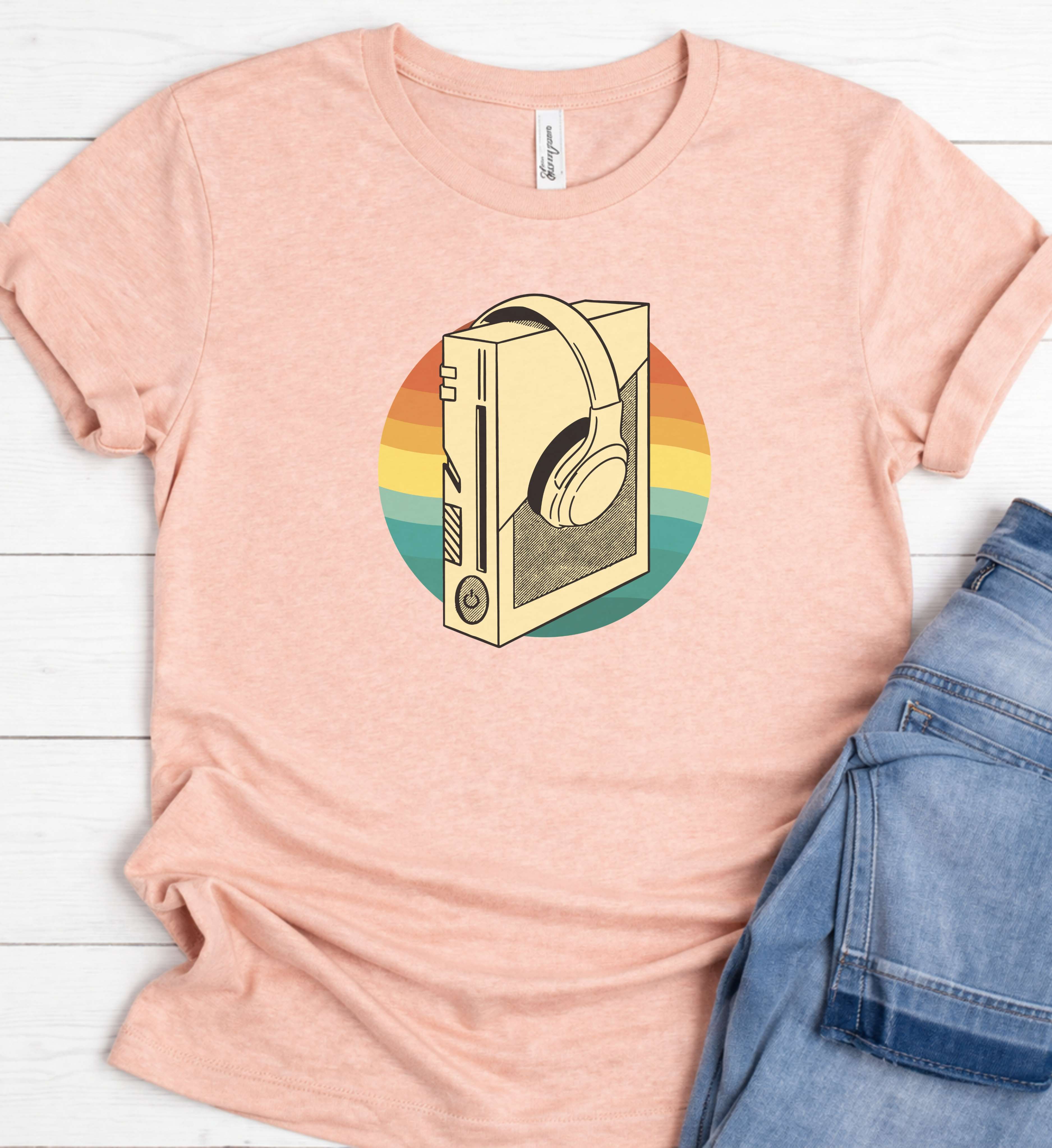 Retro Walkman Shirt – Vintage Music Player Tee