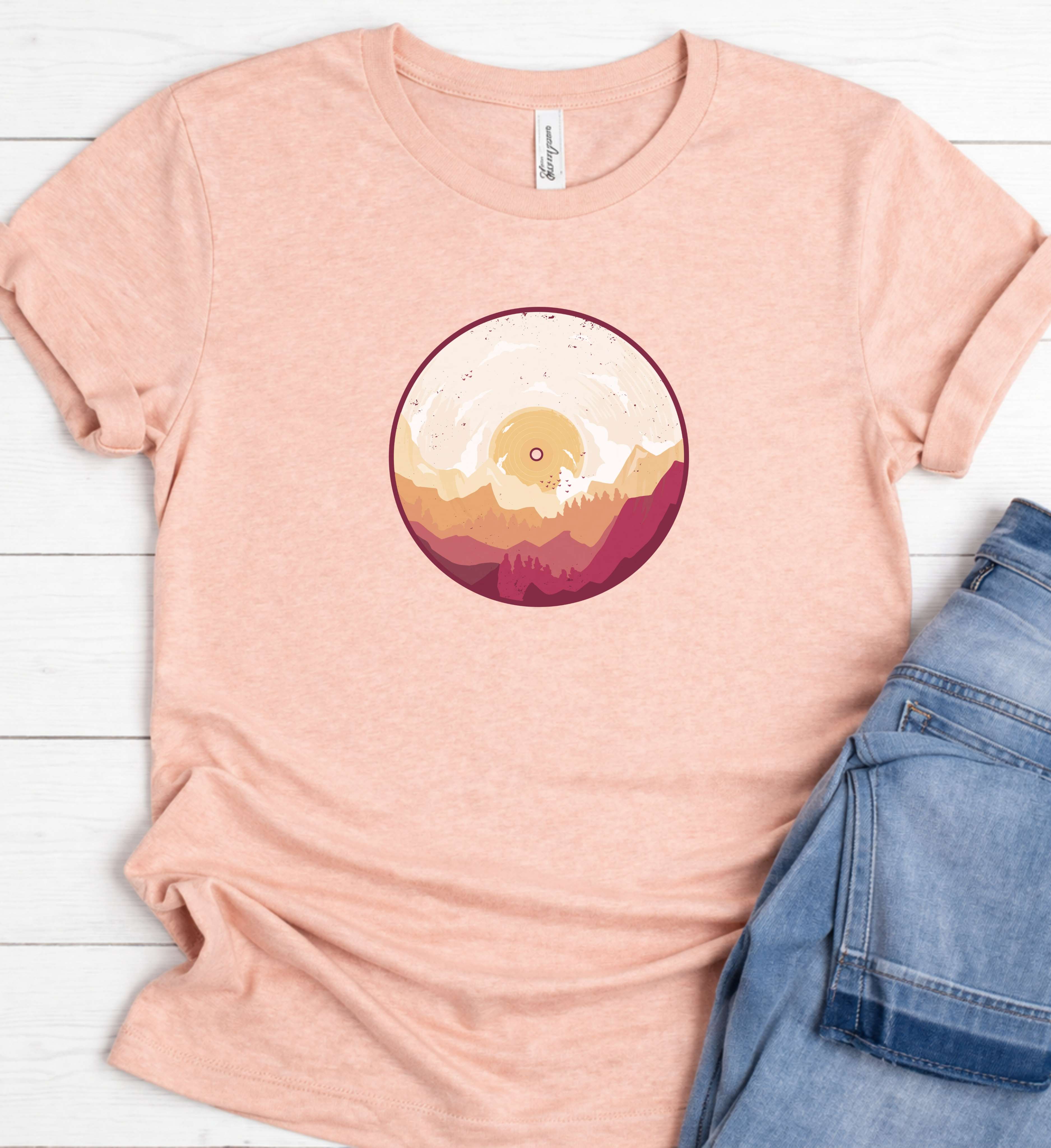 Vinyl Landscape Tee – Sound Meets Horizon