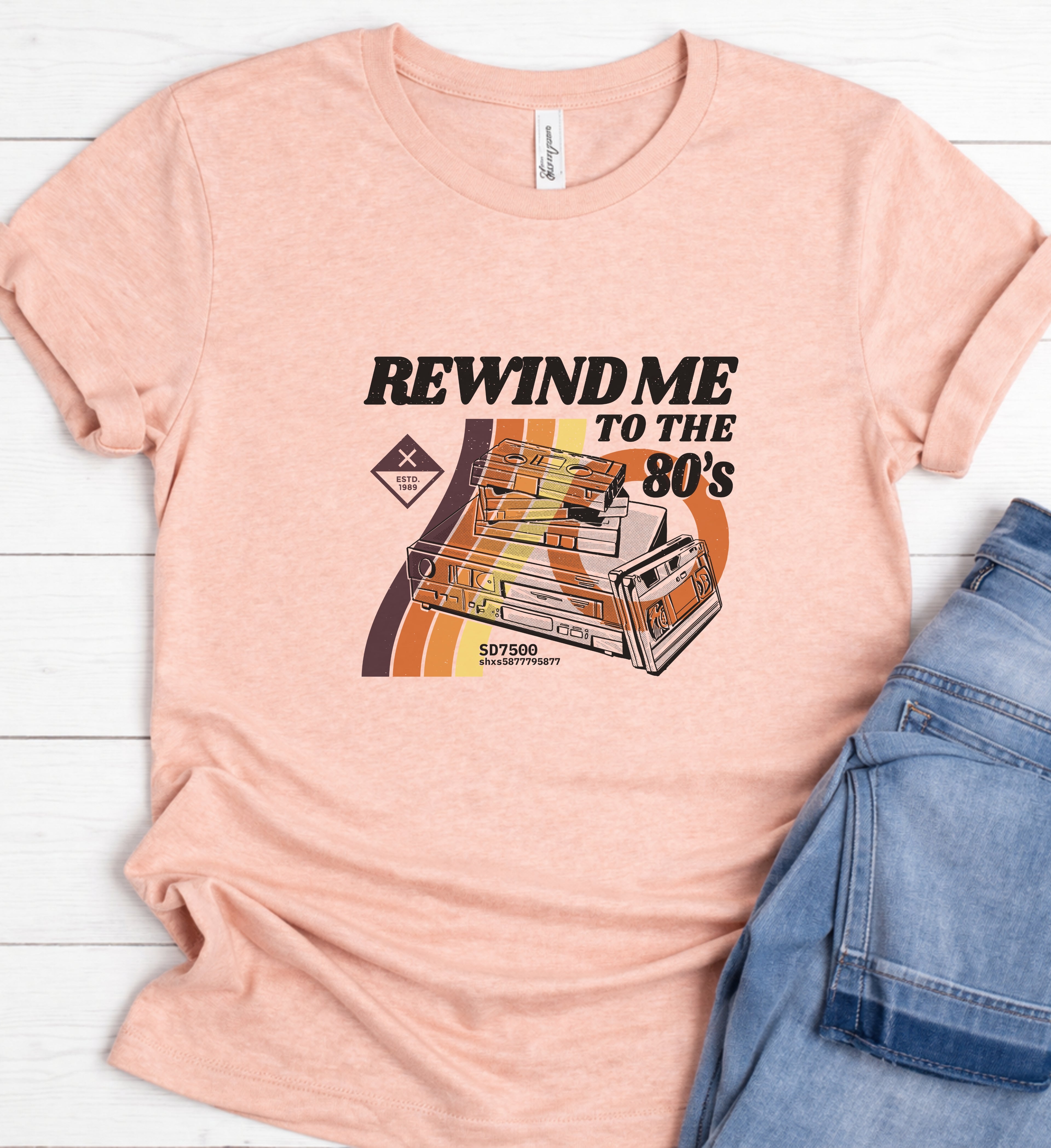Retro Cassette Shirt – Vintage Analog Music Tee
