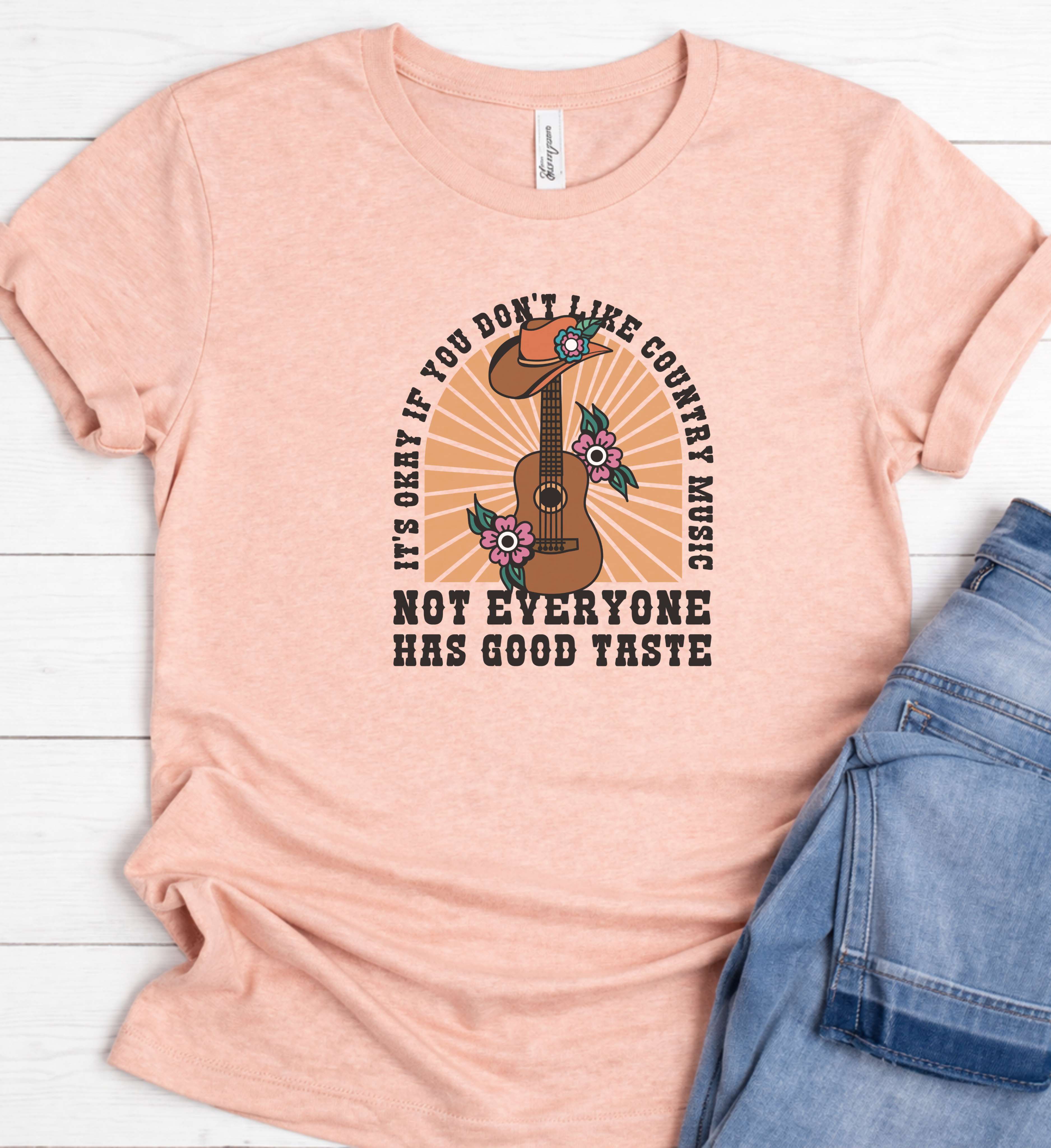 Country Music Shirt – Funny Western Guitar Tee