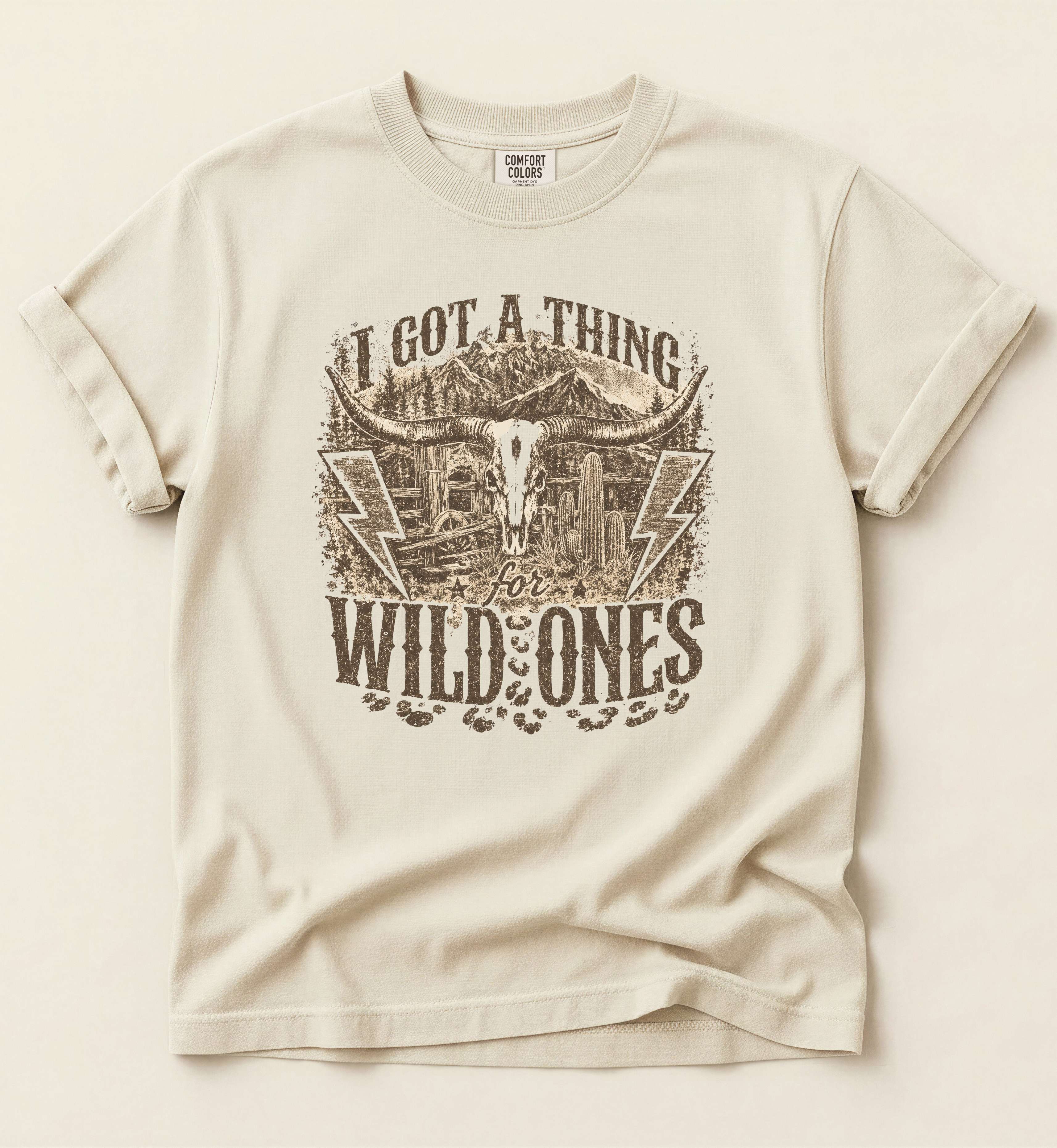 I Got A Thing For Wild Ones Shirt – Vintage Outlaw Country Graphic Tee