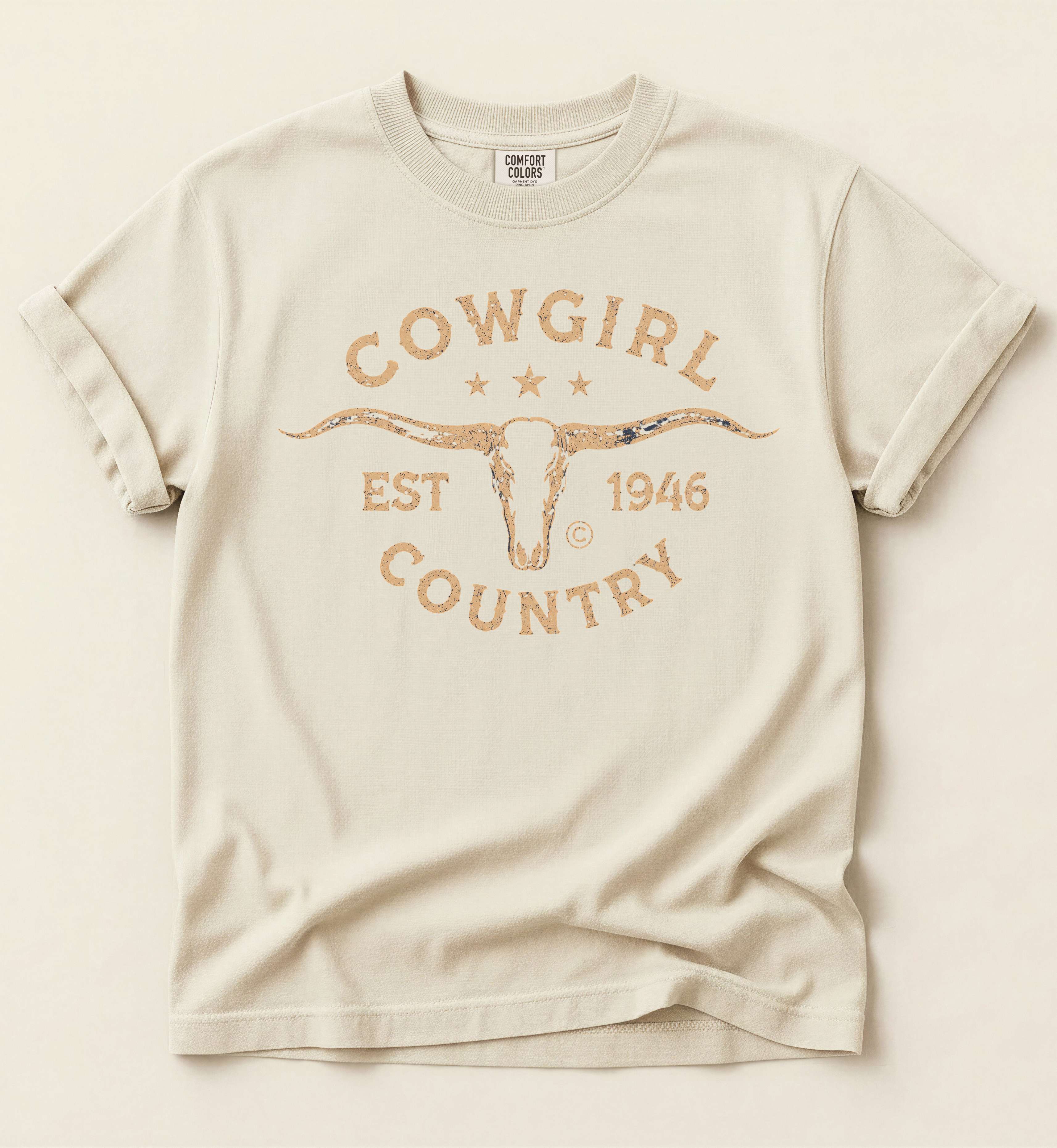 Cowgirl Country – Vintage Western Lifestyle Tee