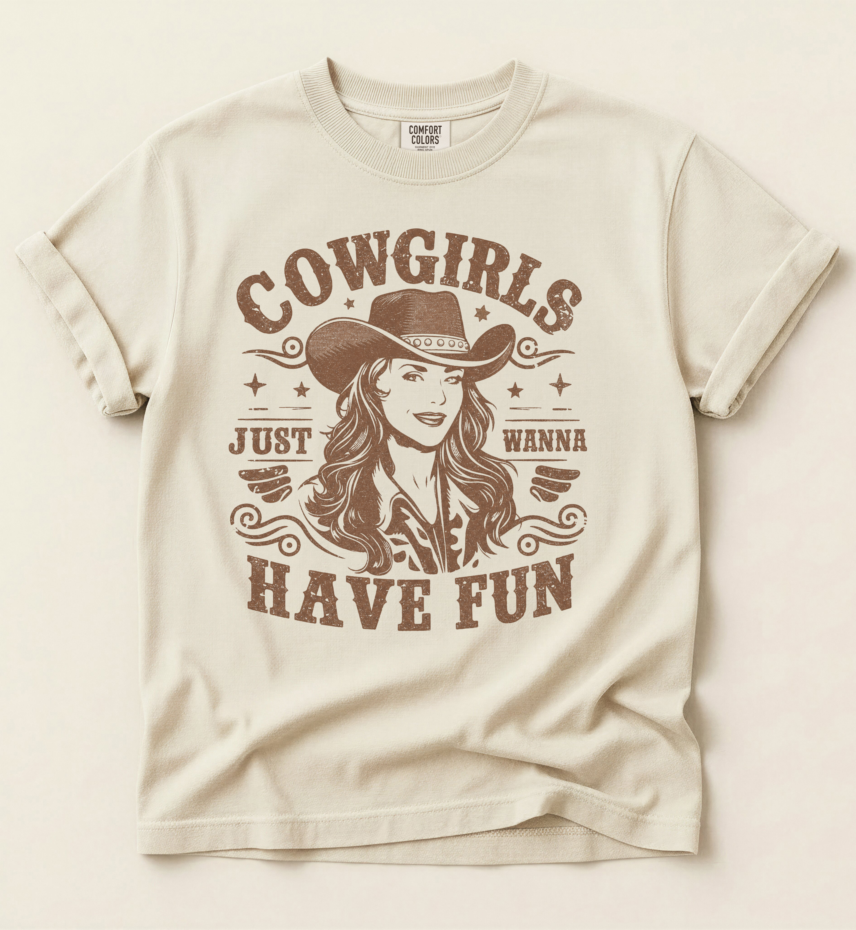 Cowgirls Just Wanna Have Fun – Vintage Western Tee